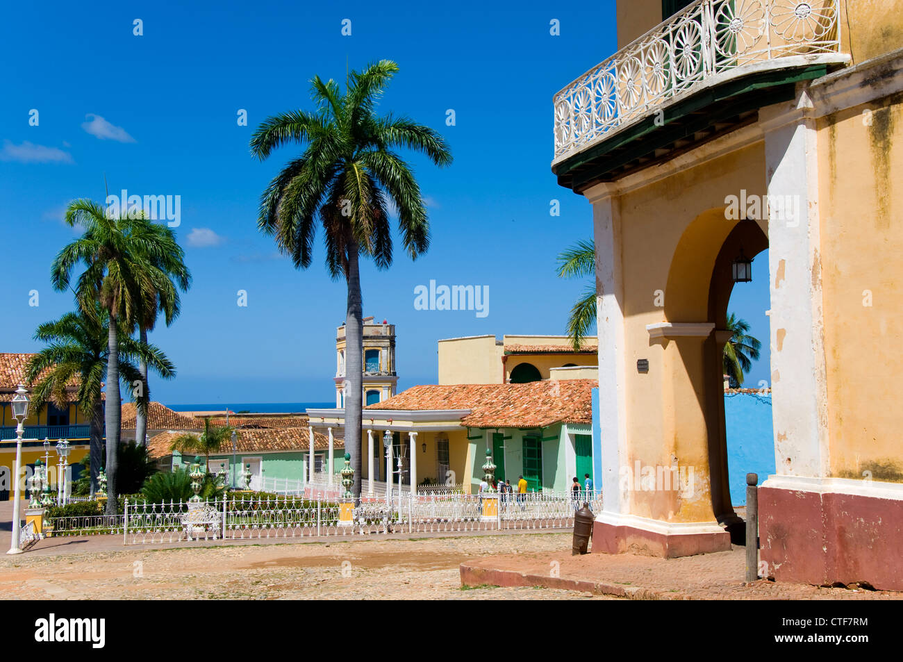 Koloniale Gebäude, Trinidad, Kuba Stockfoto