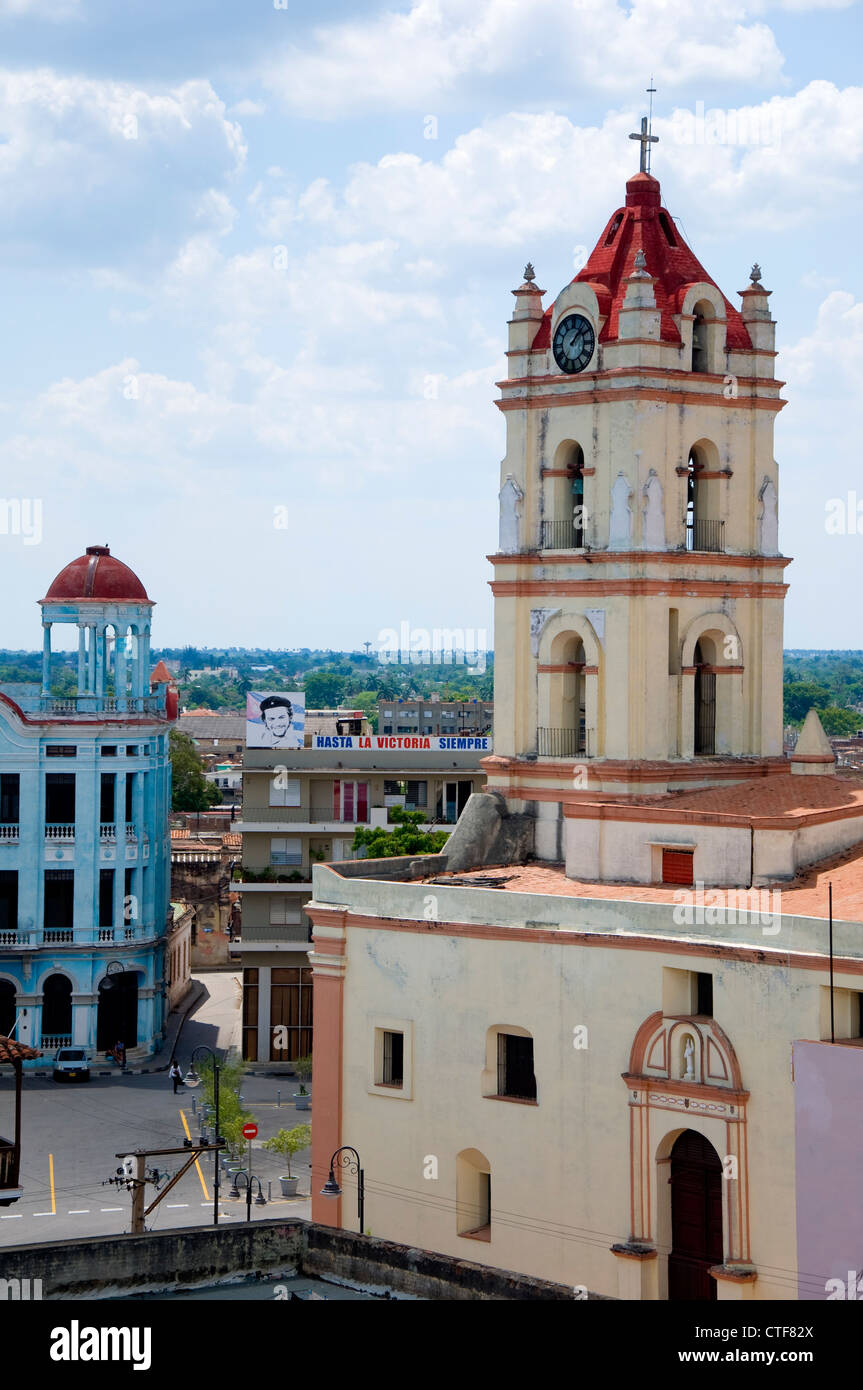 Panoramablick über Camagüey, Camagüey, Kuba Stockfoto