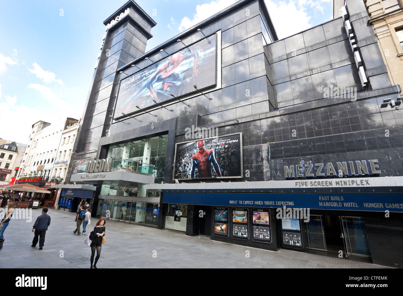 Odeon Kino, Leicester Square, London, England, Vereinigtes Königreich Stockfoto