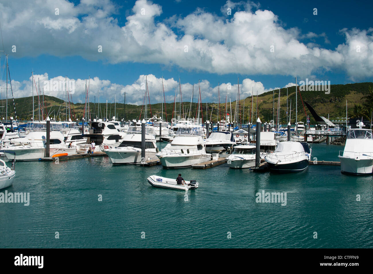 Hafen auf Hamilton Island, Australien Stockfoto