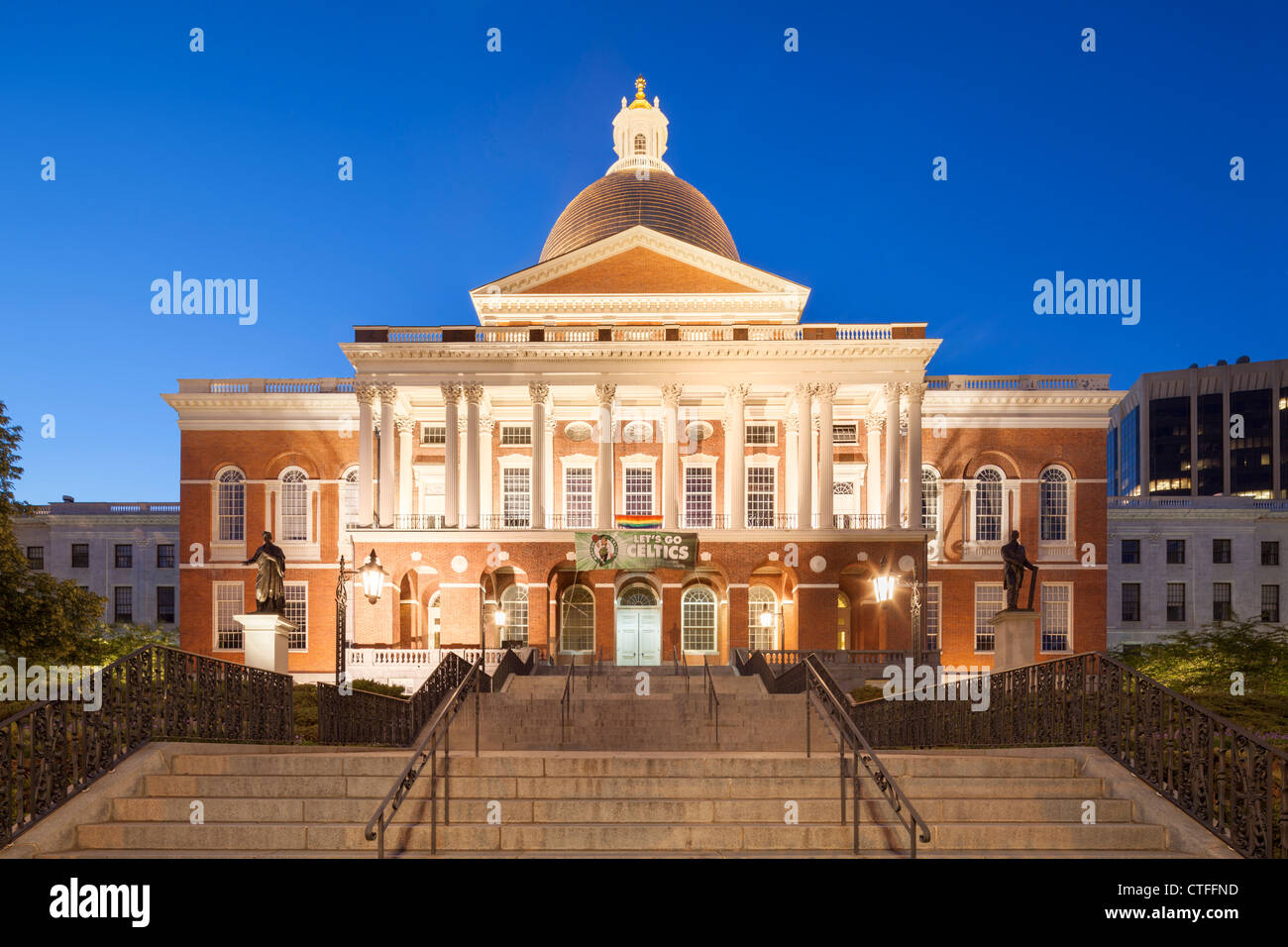 Massachusetts State House Capitol, Boston Stockfoto