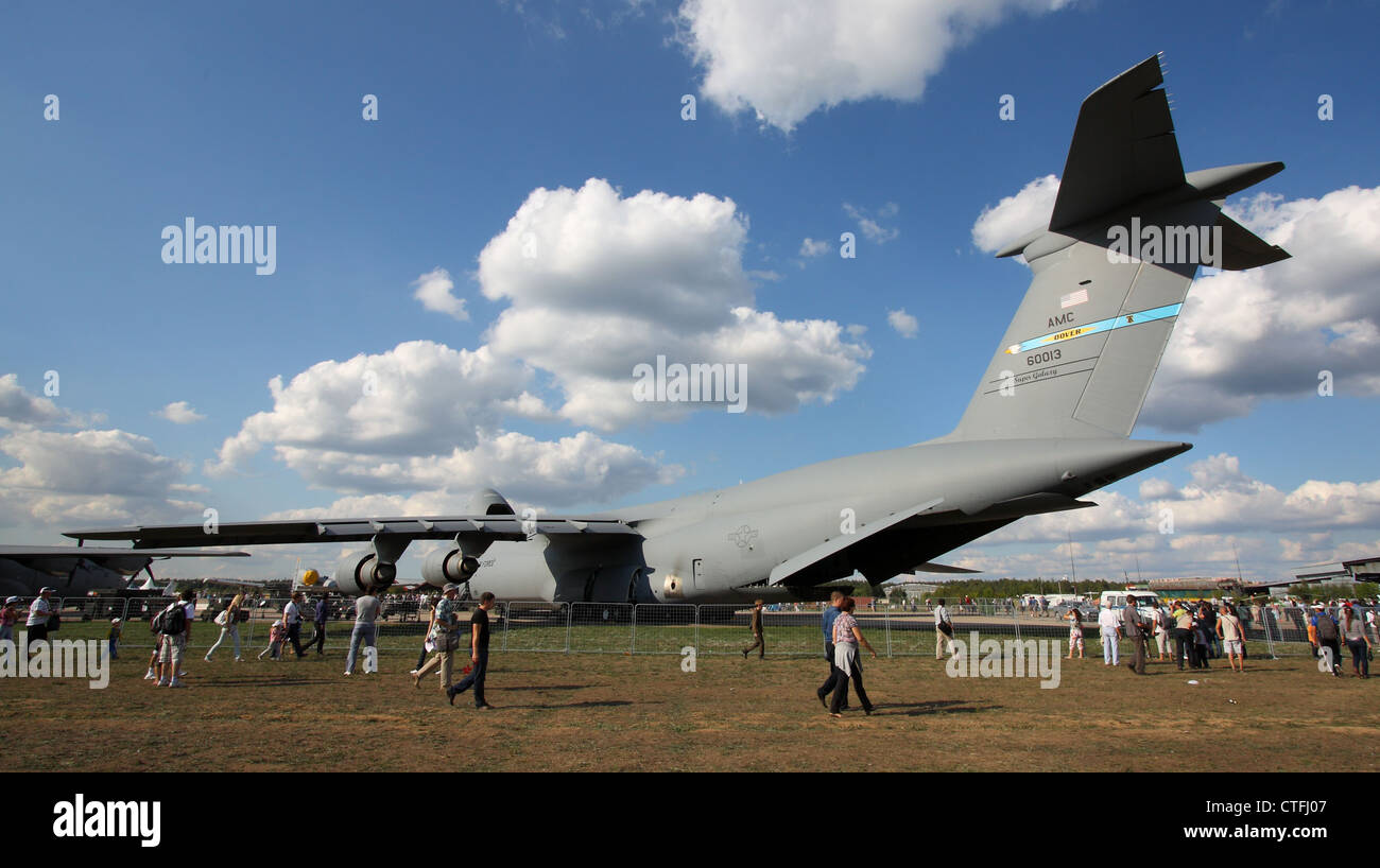 Lockheed C-5 Galaxy (der internationalen Luft-und Salon MAKS-2011 Stockfoto