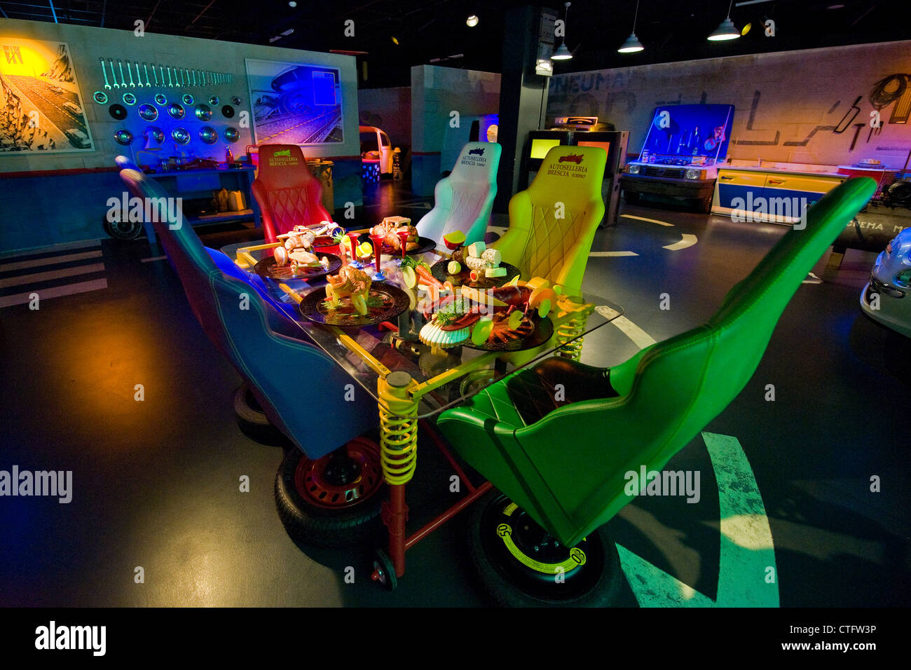 Italien, Piemont, Turin, Museo besser, Automobilmuseum Stockfoto