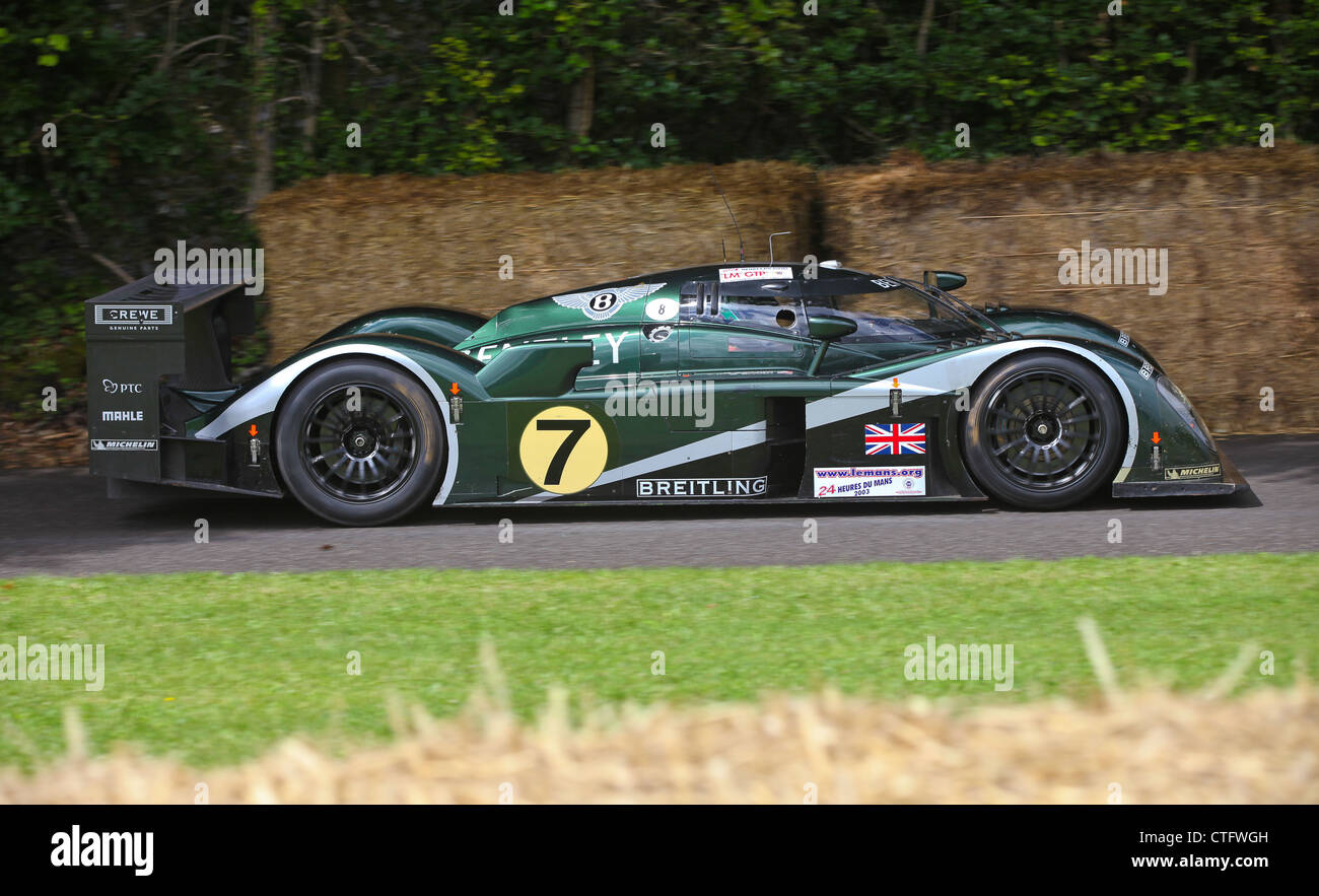 Sportwagen, die demonstrieren beim Goodwood Festival of Speed 2012 Stockfoto