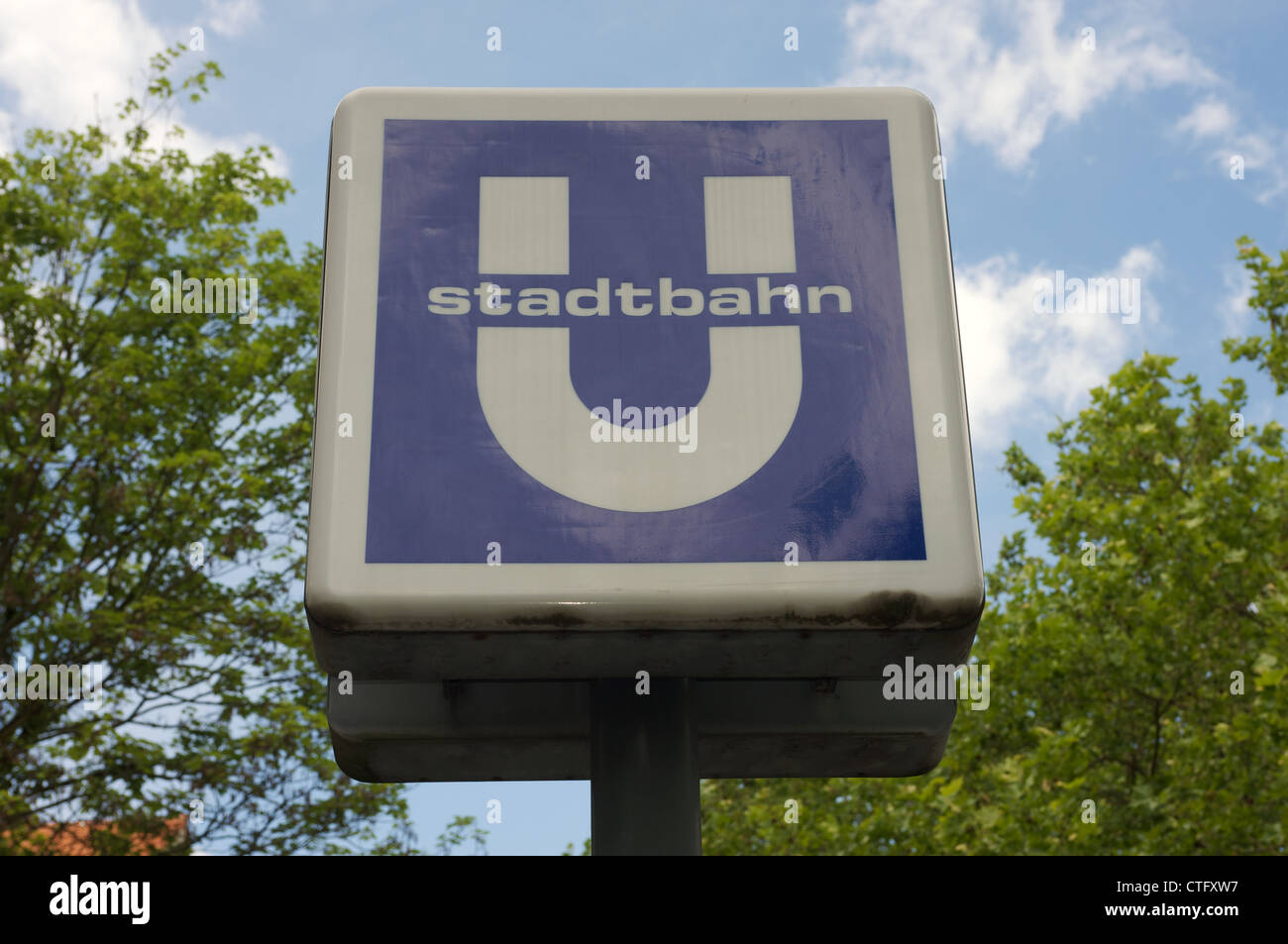 U-Bahn-Bahnhof Bonn-Deutschland Stockfoto