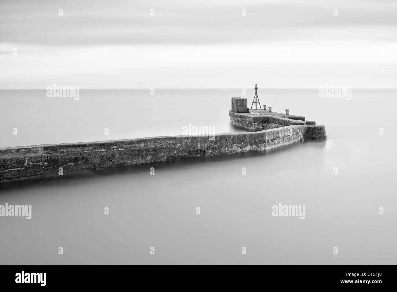 St Monans Steg Stockfoto