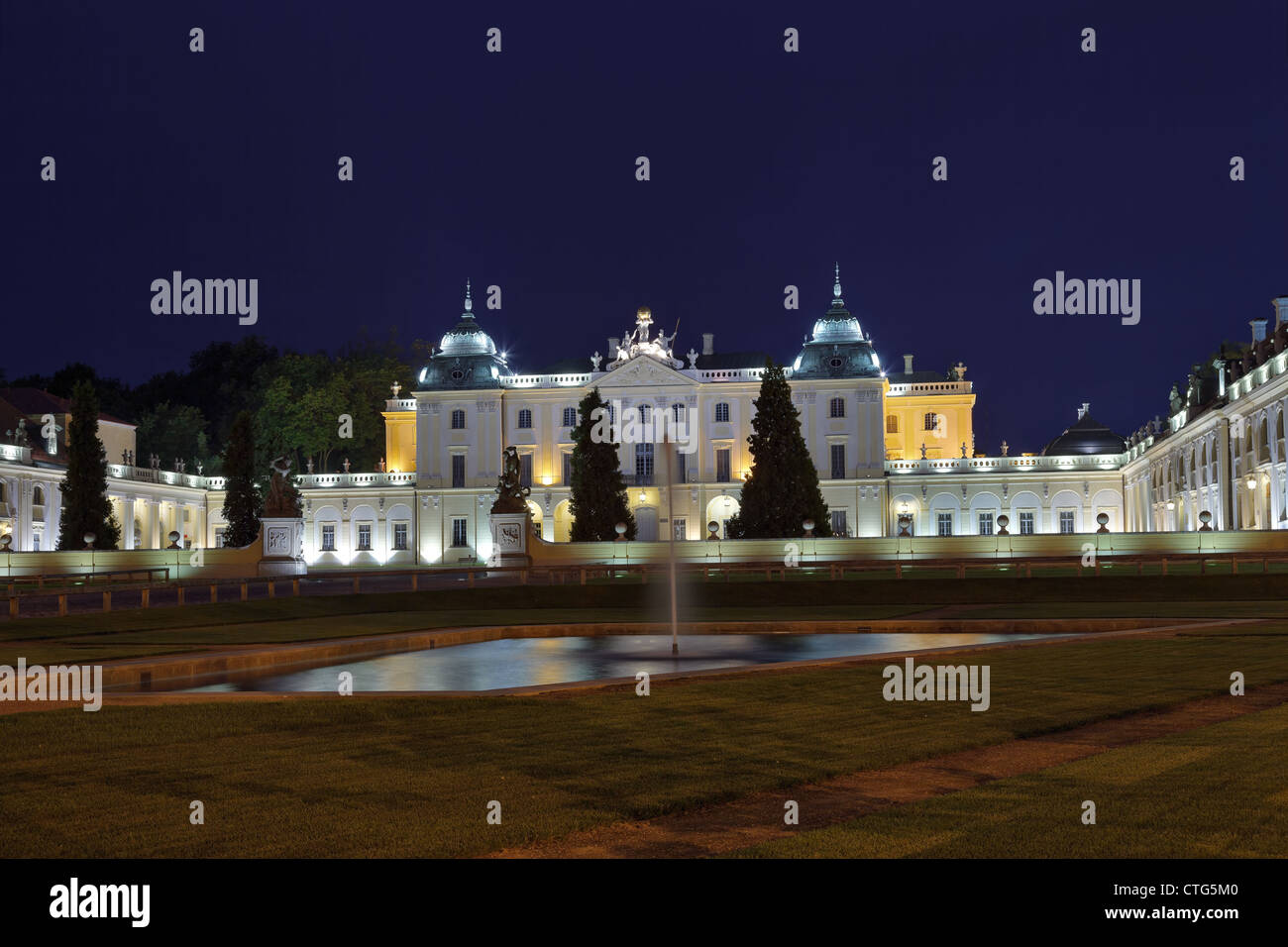 Branicki Palast jetzt der medizinischen Universität. Stockfoto