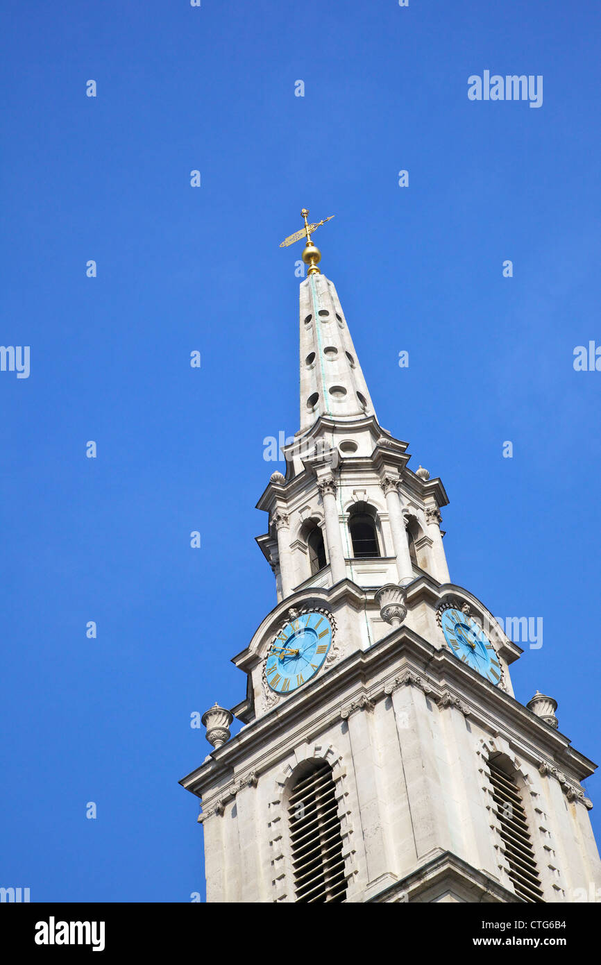 Kirchturm von St. Martin in Felder, London, England, Großbritannien, Vereinigtes Königreich, britische Inseln, GB, Großbritannien, Europa Stockfoto