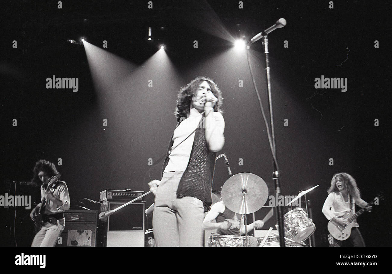 008911 - Bad Company in Konzert im Jahr 1974 Stockfoto
