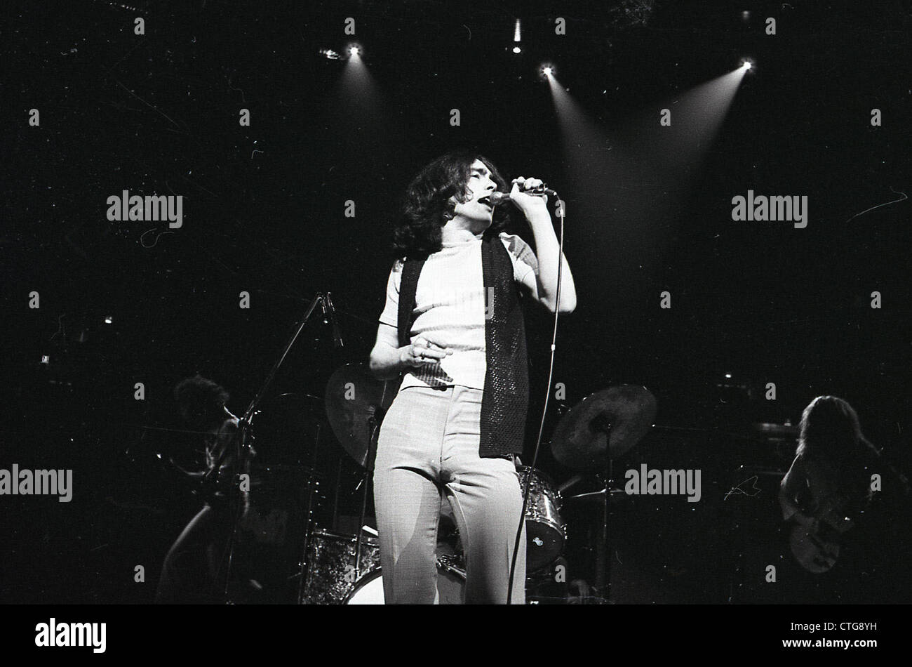 008903 - Bad Company in Konzert im Jahr 1974 Stockfoto