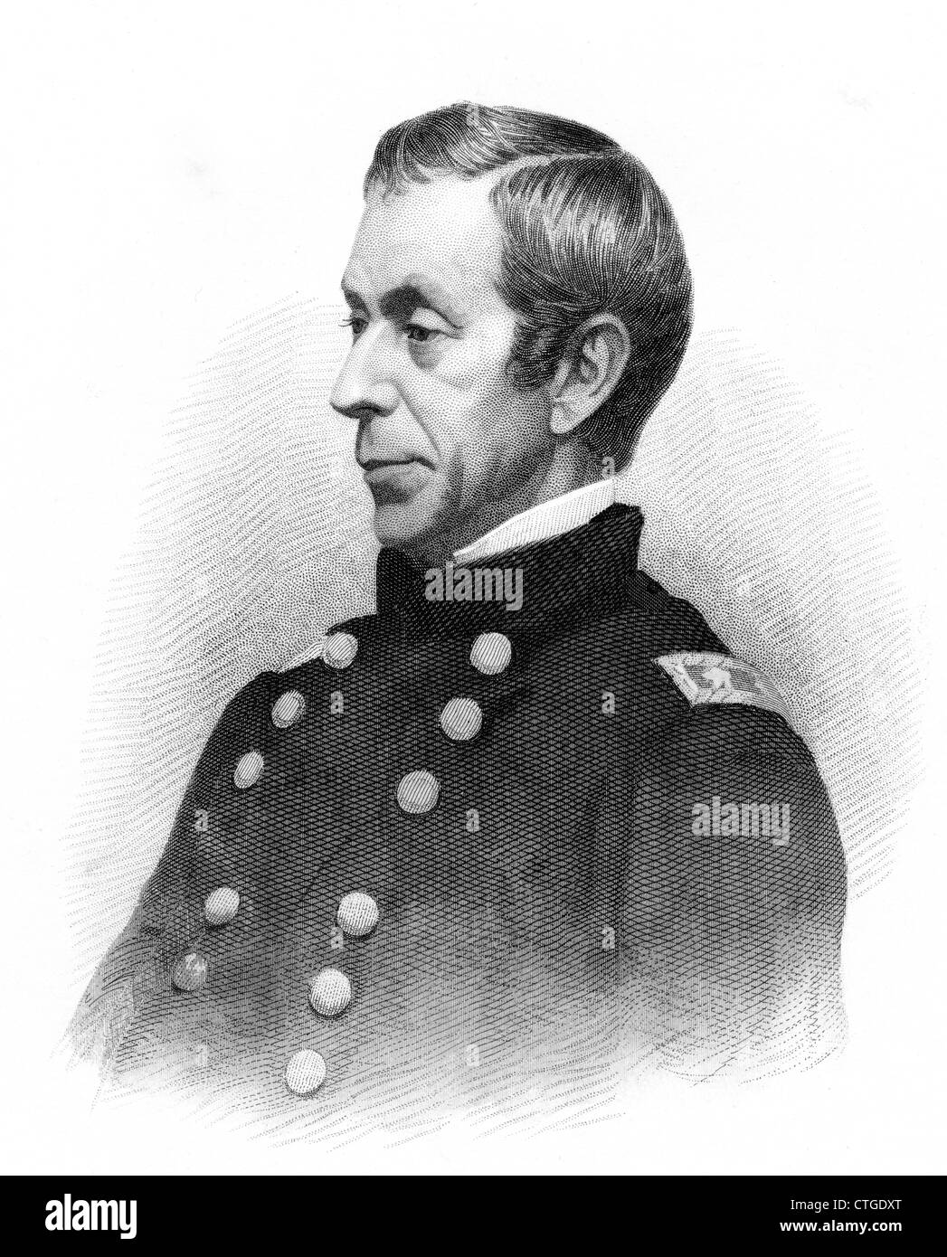 1860er Jahren schickte GEORGE ein McCALL BRIDAGIDER allgemeine UNIONSARMEE amerikanischer Bürgerkrieg gefangen Juni 1862 LIBBY Gefängnis RICHMOND VA Stockfoto