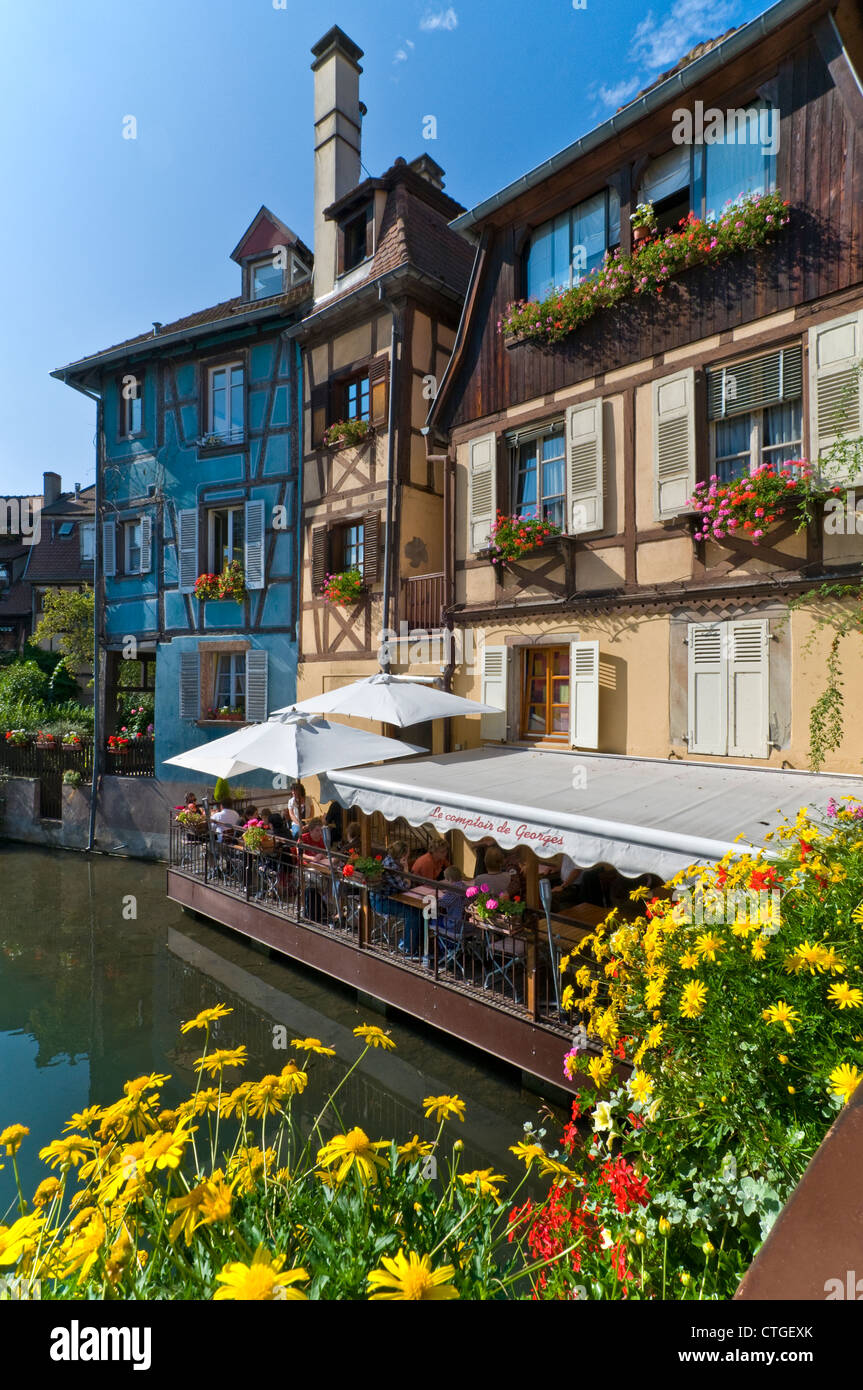 Petite Venise "Kleines Venedig"-Restaurant am Wasser Colmar Elsass