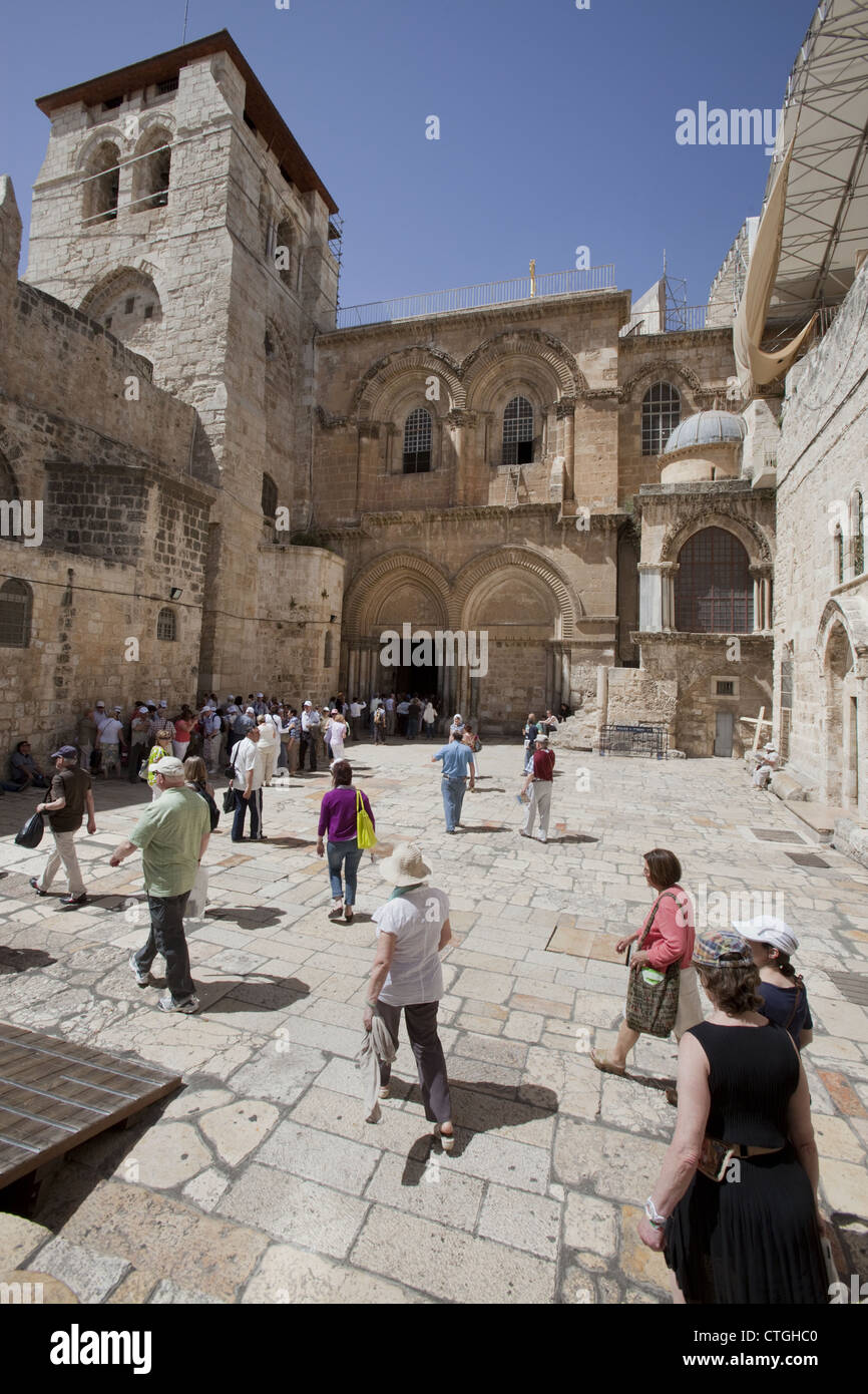 Kirche des Heiligen Grabes in Jerusalem, Israel Stockfoto