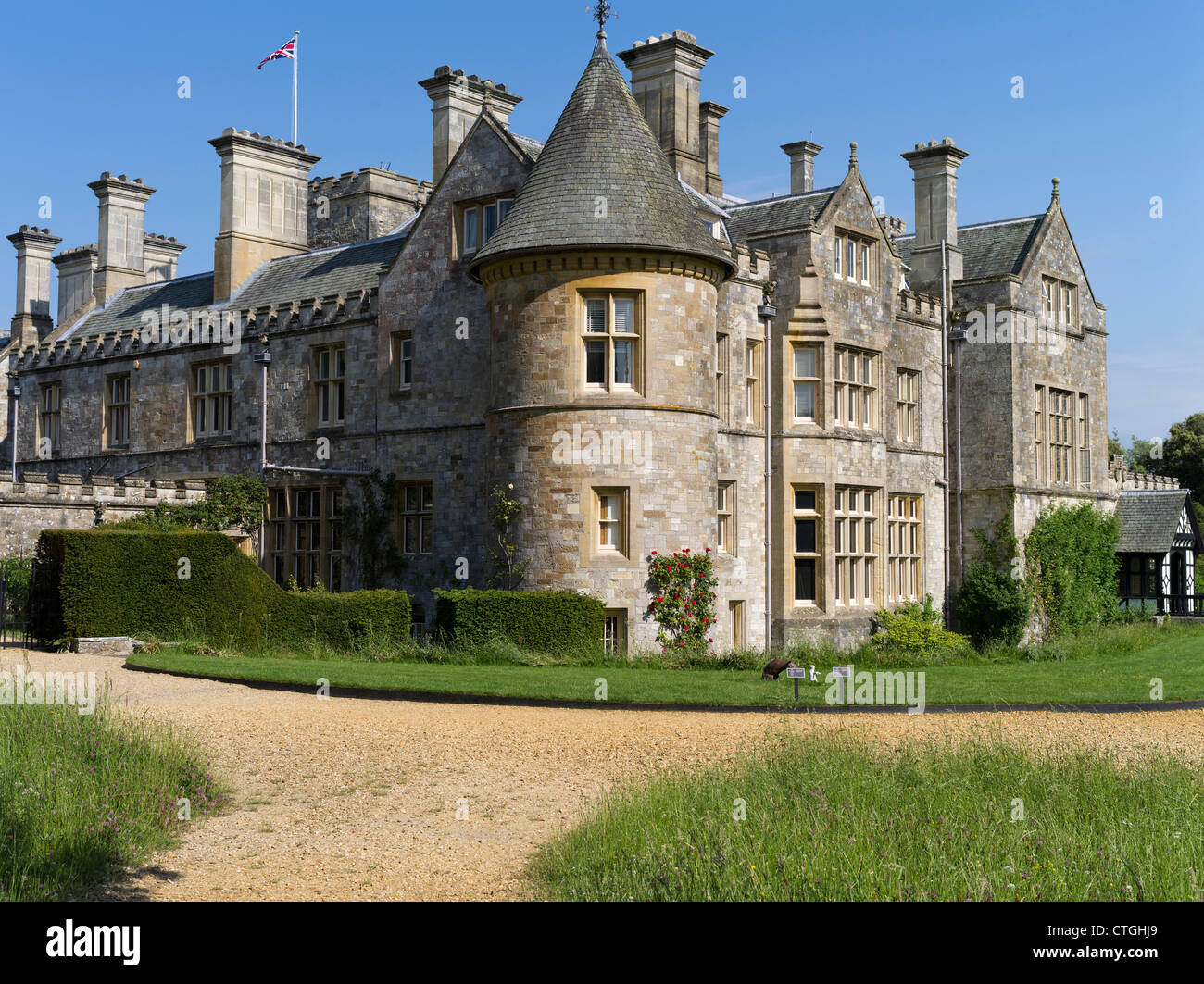 dh Lord Montagu House BEAULIEU PALACE HAMPSHIRE Mansion House uk Herrenhaus neuer Wald schönes privates Landgut von england Stockfoto