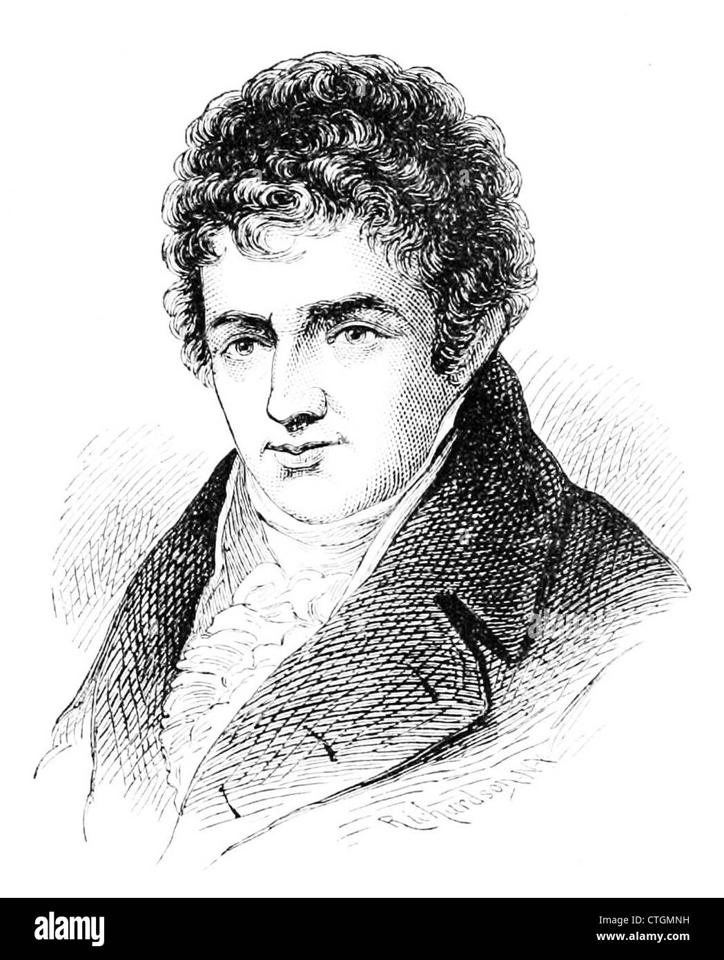 ROBERT FULTON (1765-1815), US-amerikanischer Ingenieur und Erfinder, die Dsigned das erste praktische u-Boot Stockfoto