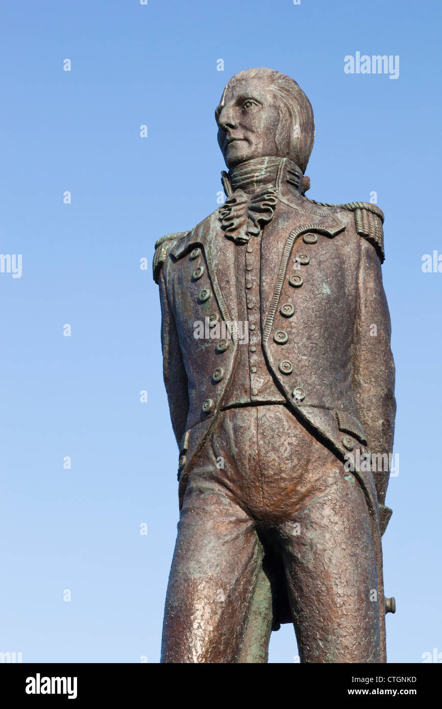 Bantry, West Cork, Irland. Statue von Theobald Wolfe Tone, 1763-1798, irischer revolutionär... Stockfoto