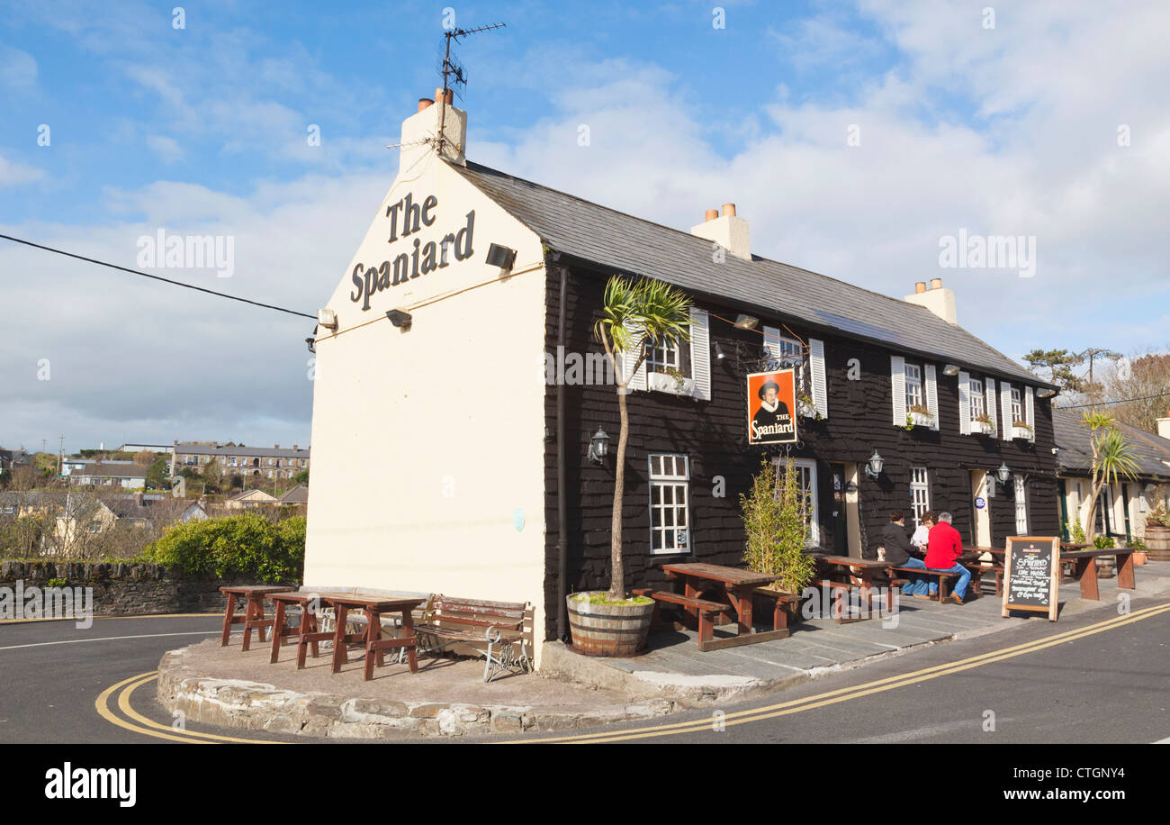 Kinsale, West Cork, Irland. Die Spanier Restaurant und eine Bar. Stockfoto