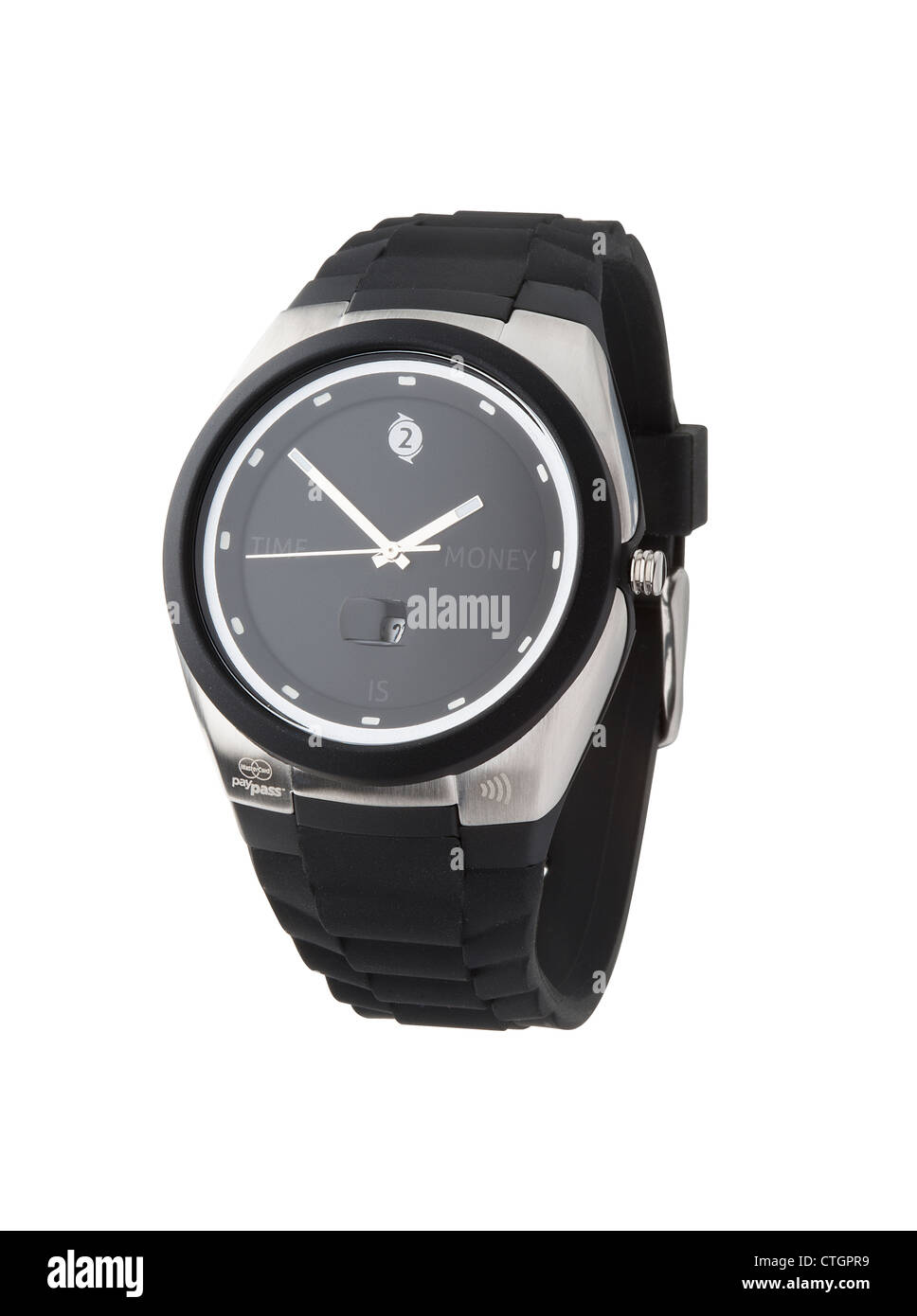 MasterCard PayPass Uhr Stockfoto
