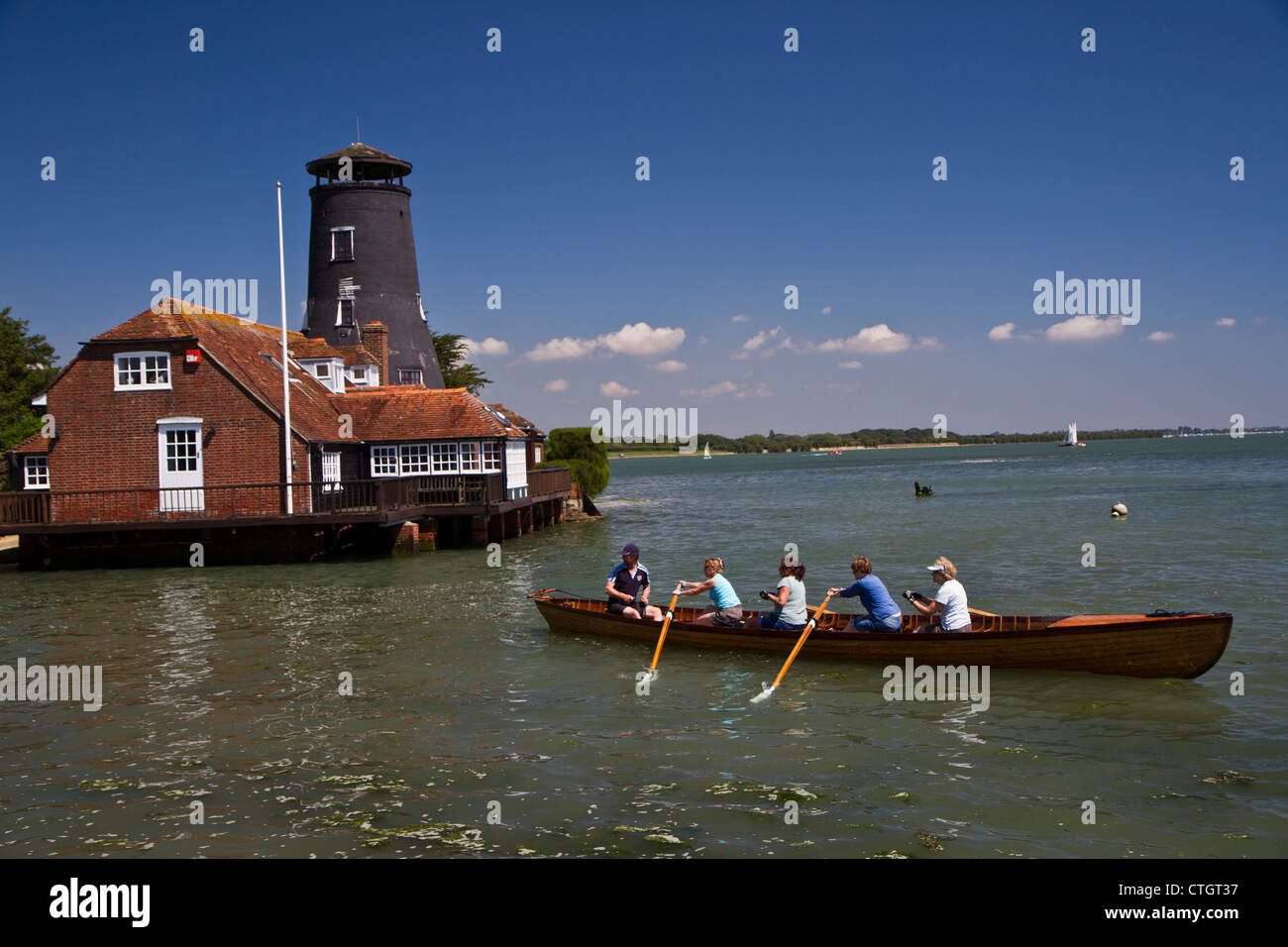 Langstone Harbour Stockfoto