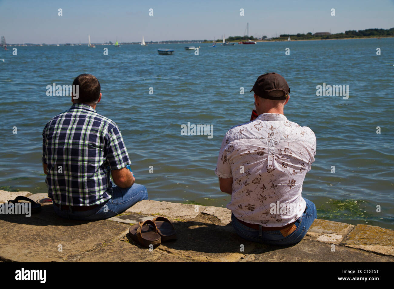 Langstone Harbour Stockfoto