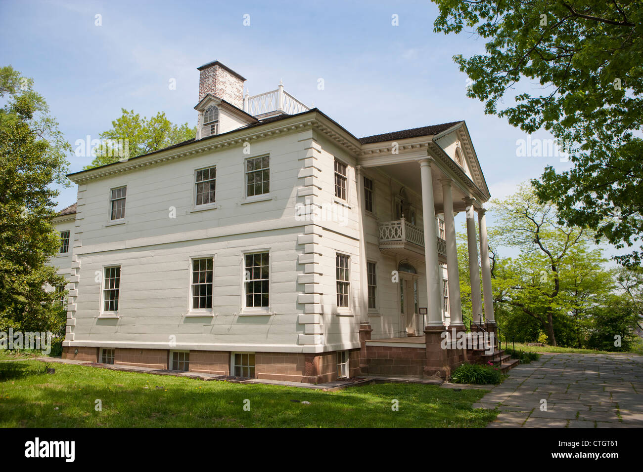 Morris-Jumel Mansion, älteste Haus im Stadtteil Manhattan, diente als Hauptquartier von George Washington Stockfoto