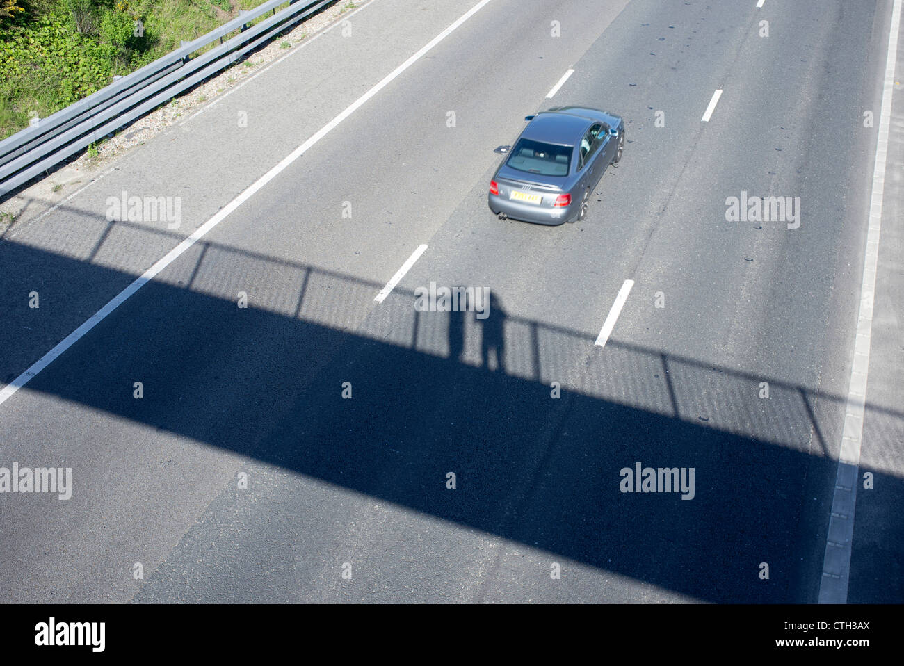 Autobahnbrücke Stockfoto