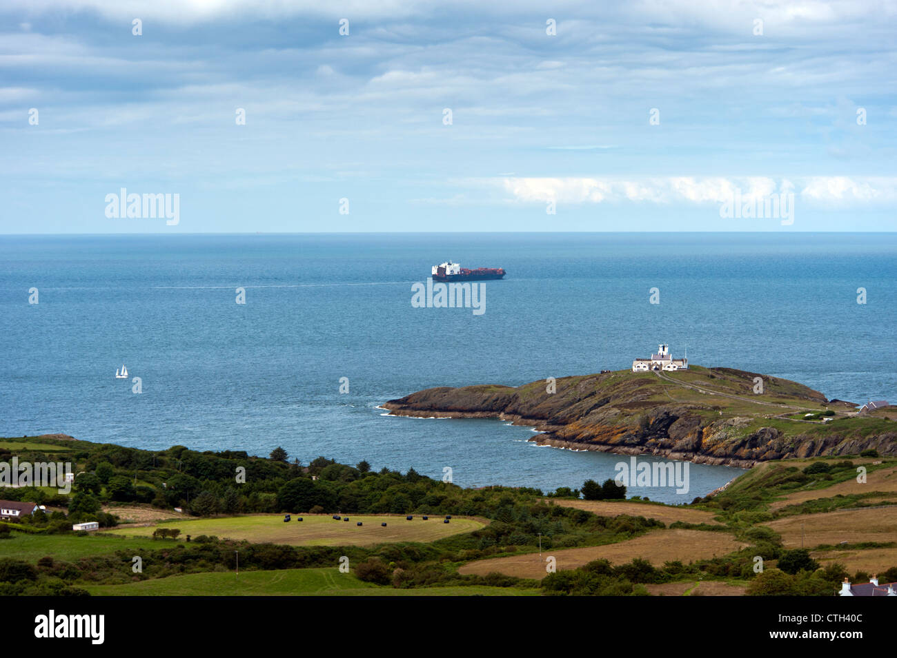 Atlantic Companion immer bereit, ein Liverpool-Pilot bei Point Lynas Anglesey North Wales Uk abholen. Stockfoto