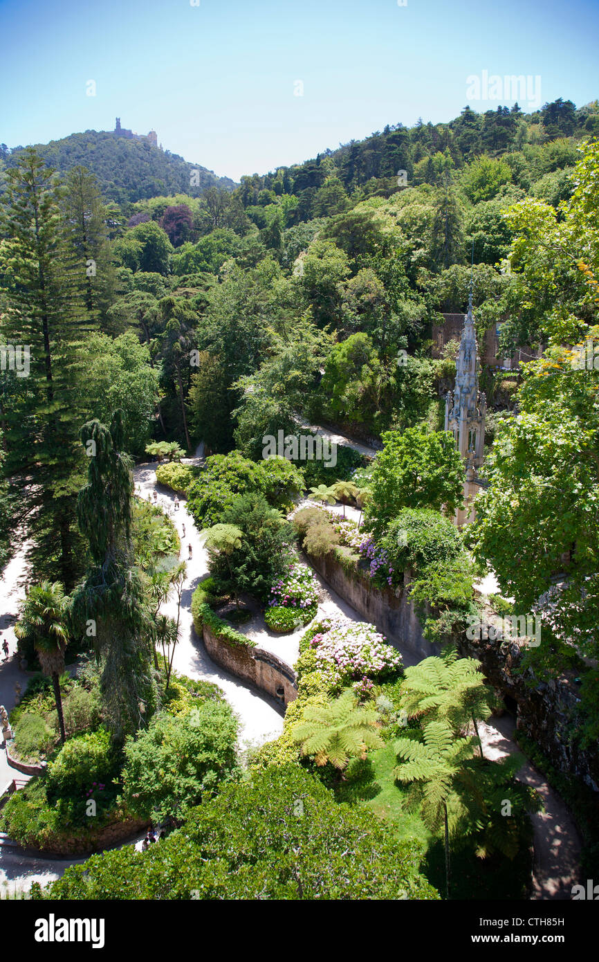 Sintra gardens quinta da regaleira Fotos und Bildmaterial in hoher