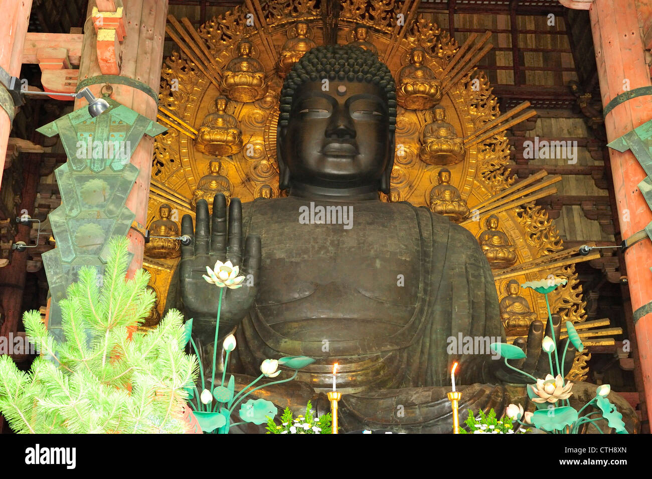 Todai-Ji, Nara City, Präfektur Nara, Kansai, Honshu, Japan Stockfoto