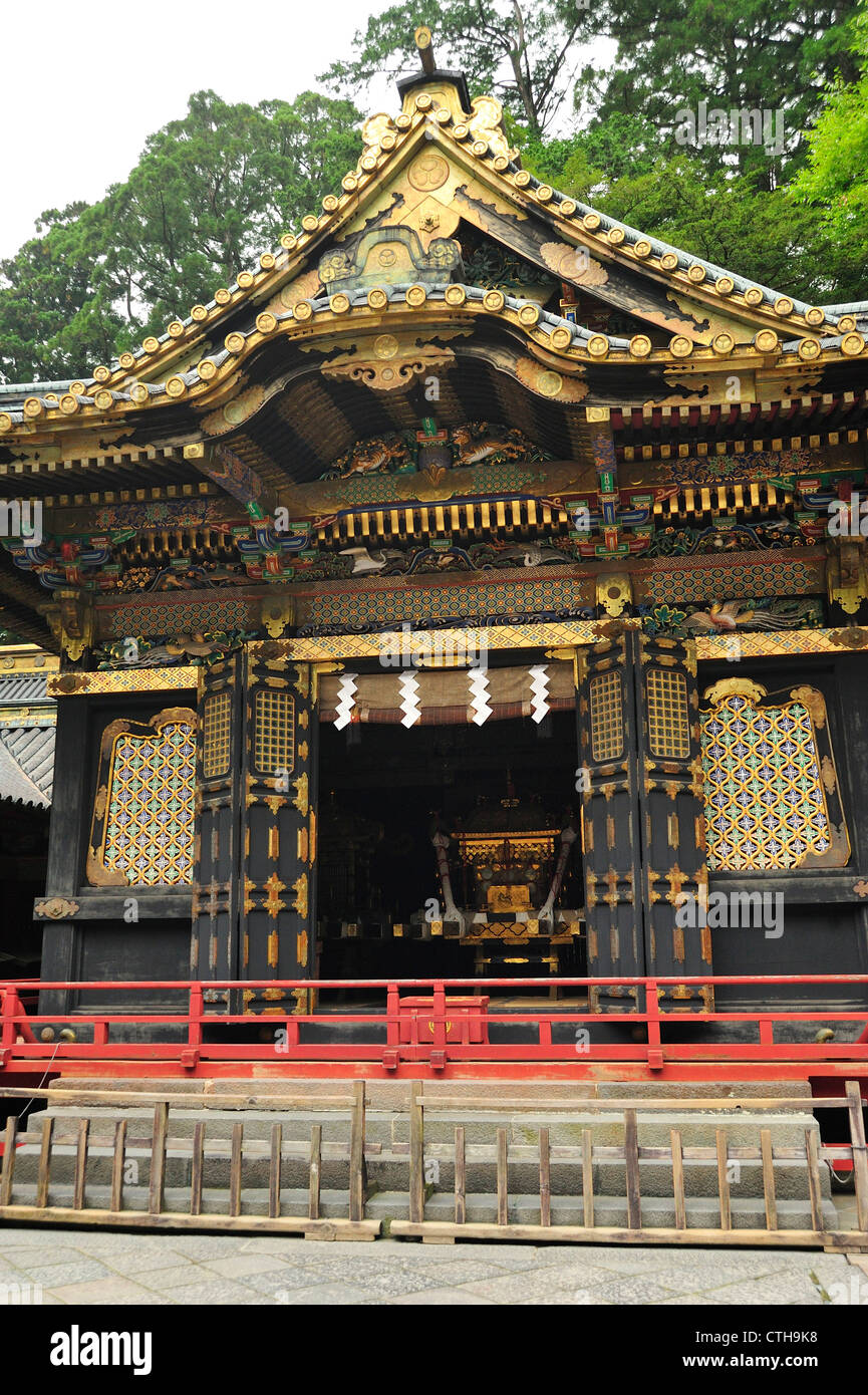 Haiden, Tosho-gu, Nikko, Tochigi Präfektur, Japan Stockfoto