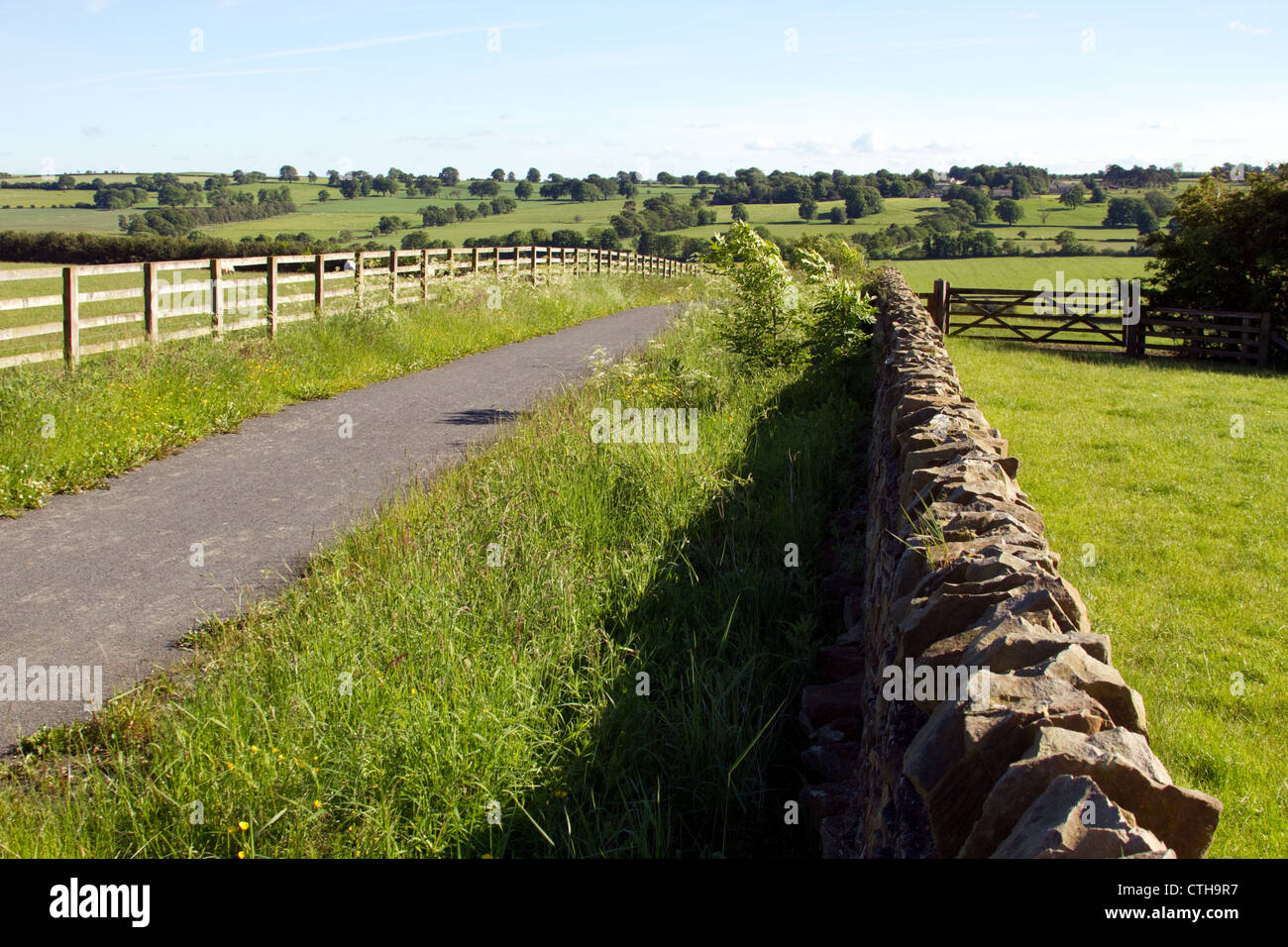 Lanchester Valley view Stockfoto