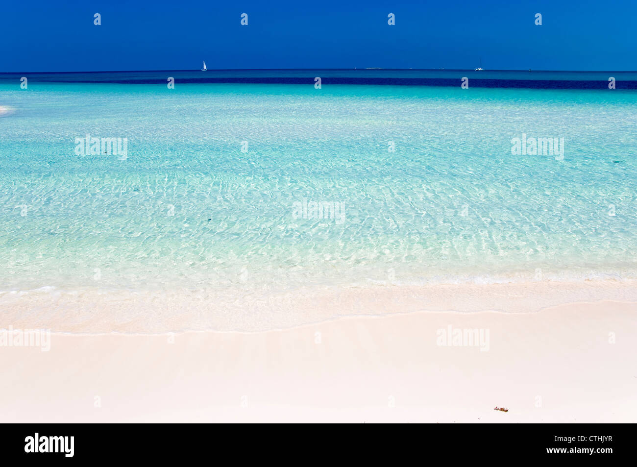Paradise Beach, Cayo Largo del Sur, Kuba Stockfoto