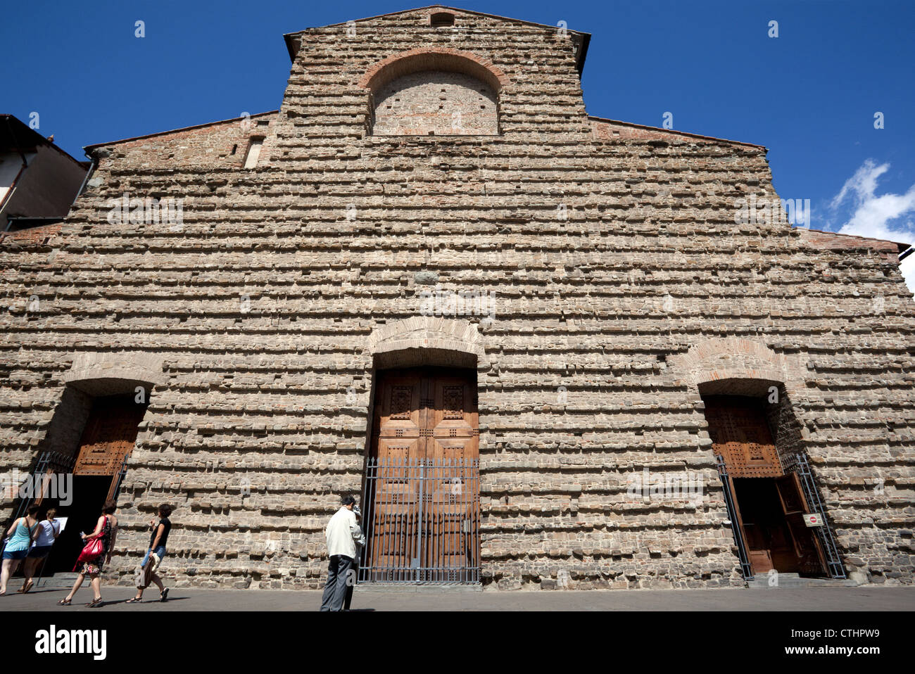 Basilica de San Lorenzo, Florenz, Italien Stockfoto