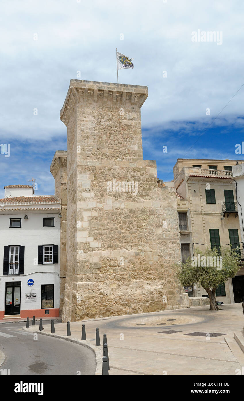 Mahón-Menorca-Balearen-Spanien Stockfoto