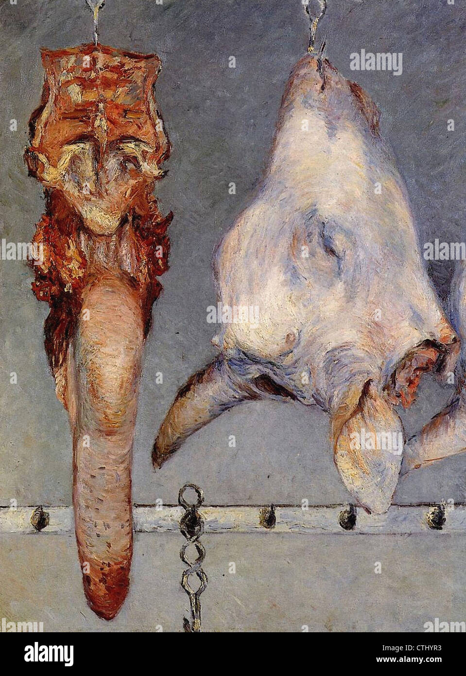 Gustave Caillebotte Tête de Veau et Langue de Bœuf 1882 Stockfoto