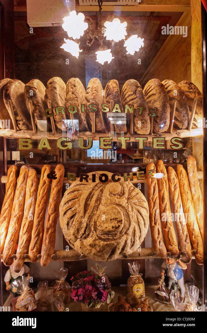 Berühmte Balthazar Restaurant, Baguettes, Spring Street, New York, USA