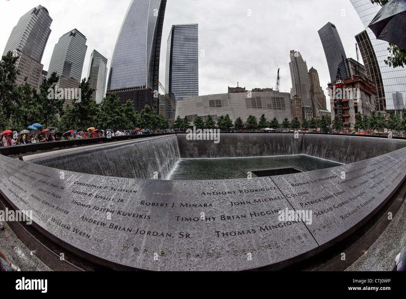 911 World Trade Center Memorial, Ground Zero, Manhattan, New York Stockfoto