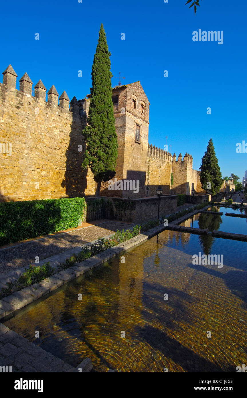 Almodóvar Tor, Córdoba. Andalusien, Spanien Stockfoto