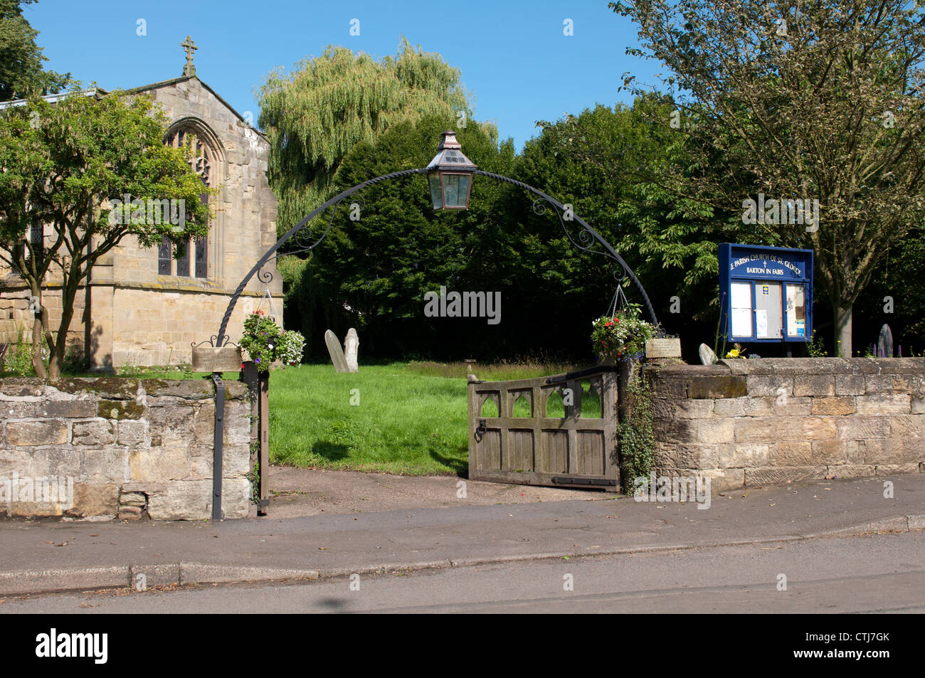 St.-Georgs Kirche, Barton in Fabis, Nottinghamshire, UK Stockfoto