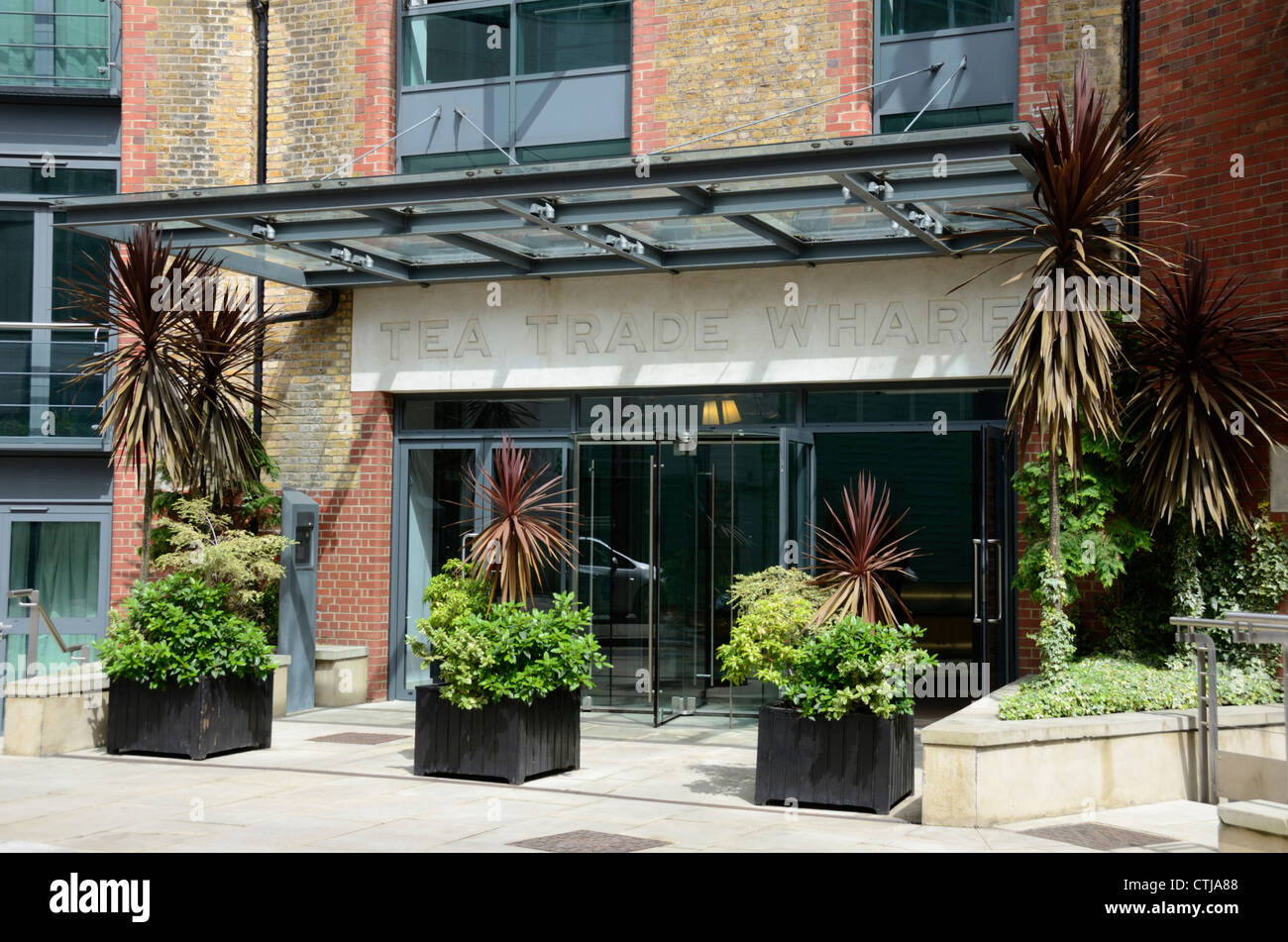 Tee Handel Wharf Apartments, Shad Thames, London, UK Stockfoto