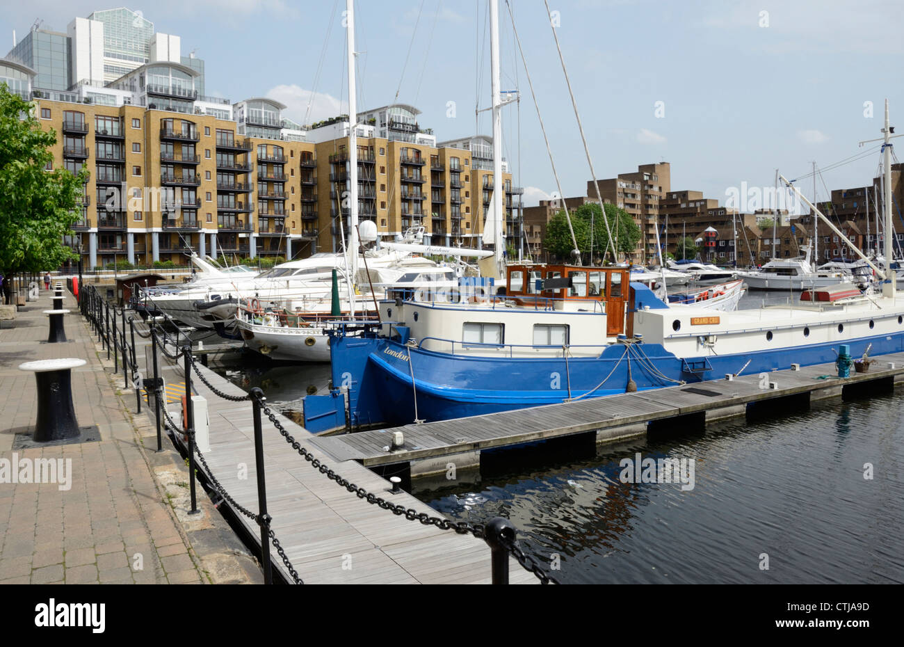 St. Katharine Docks, London, UK Stockfoto