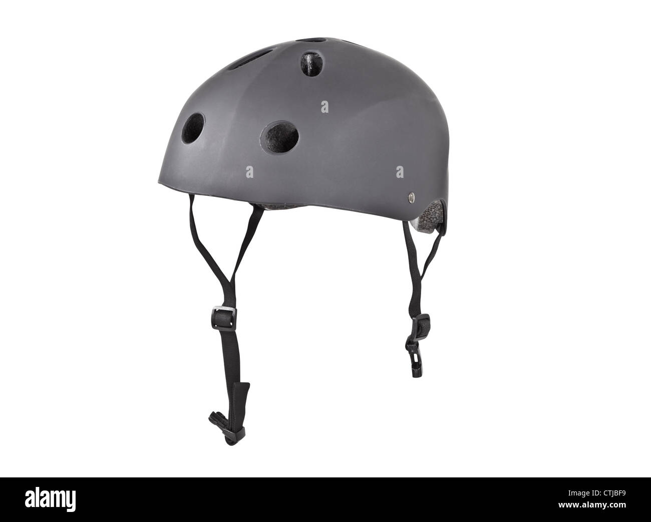 Harten Skater Helm mit Beschneidungspfad isoliert. Stockfoto