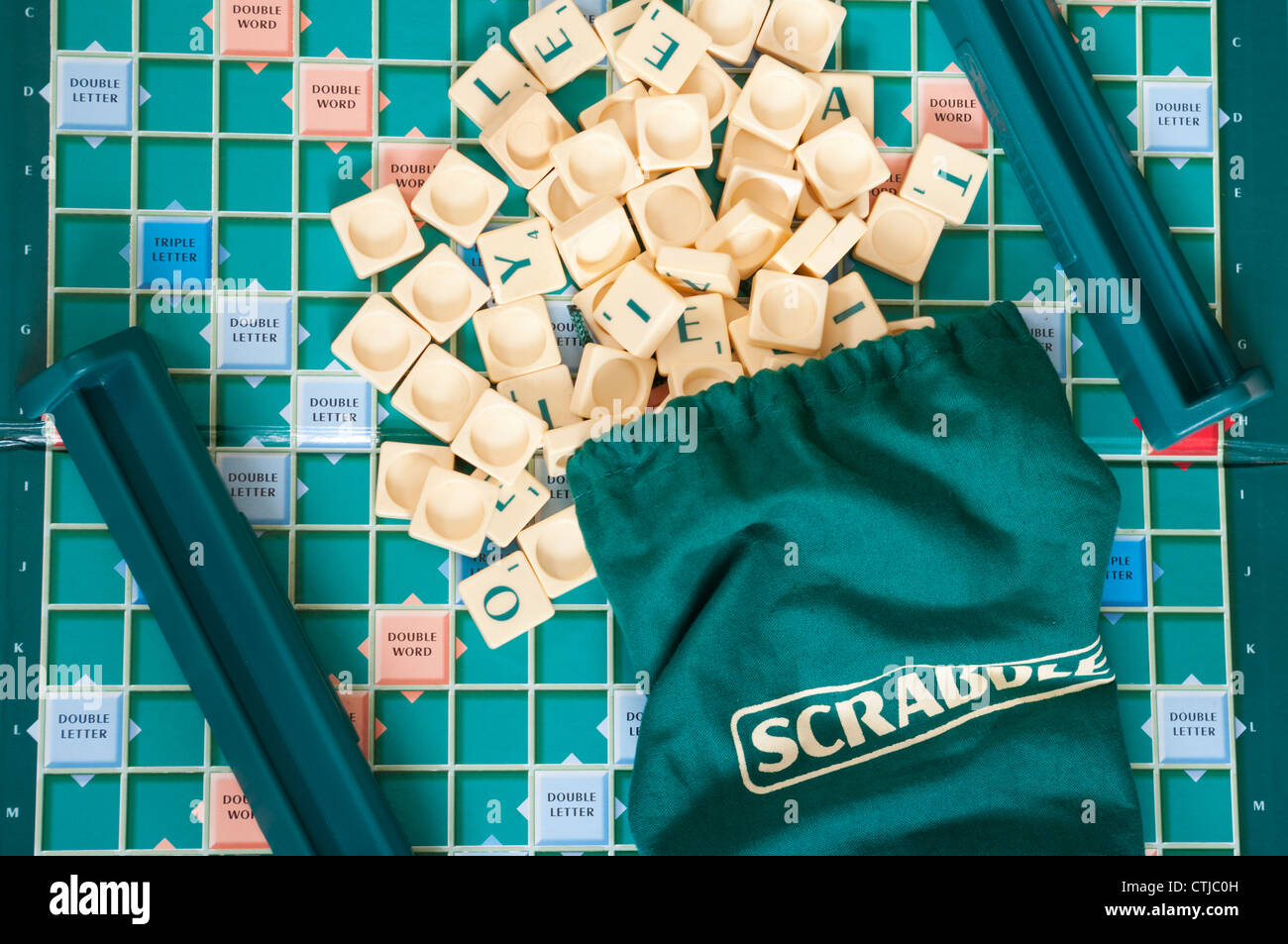 Mattel Scrabble Brettspiel Spiele Stockfoto