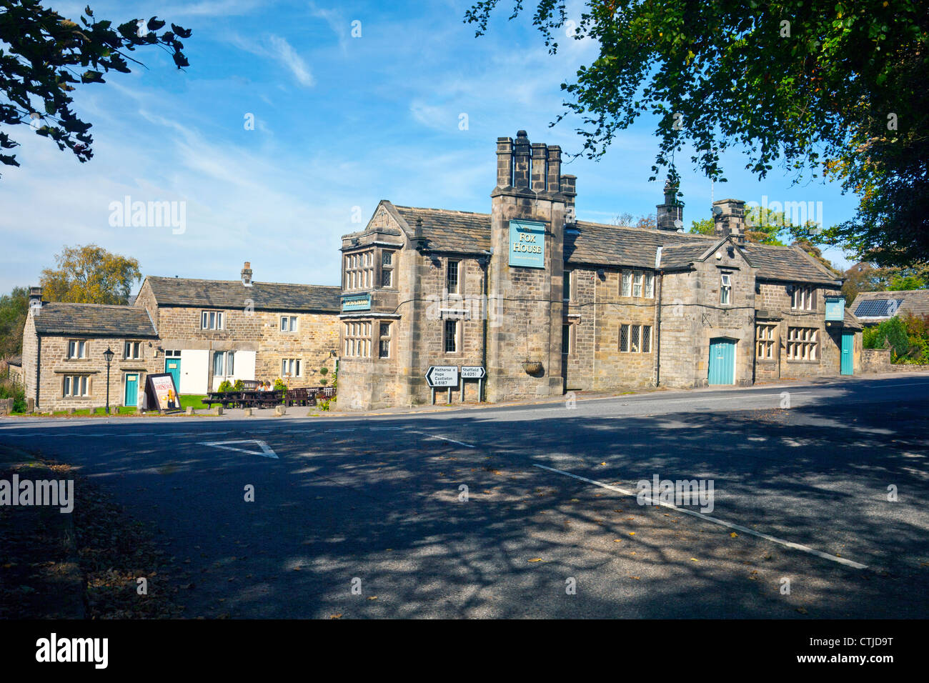 Das Fox-House-Inn im Peak District National Park Derbyshire England UK Stockfoto