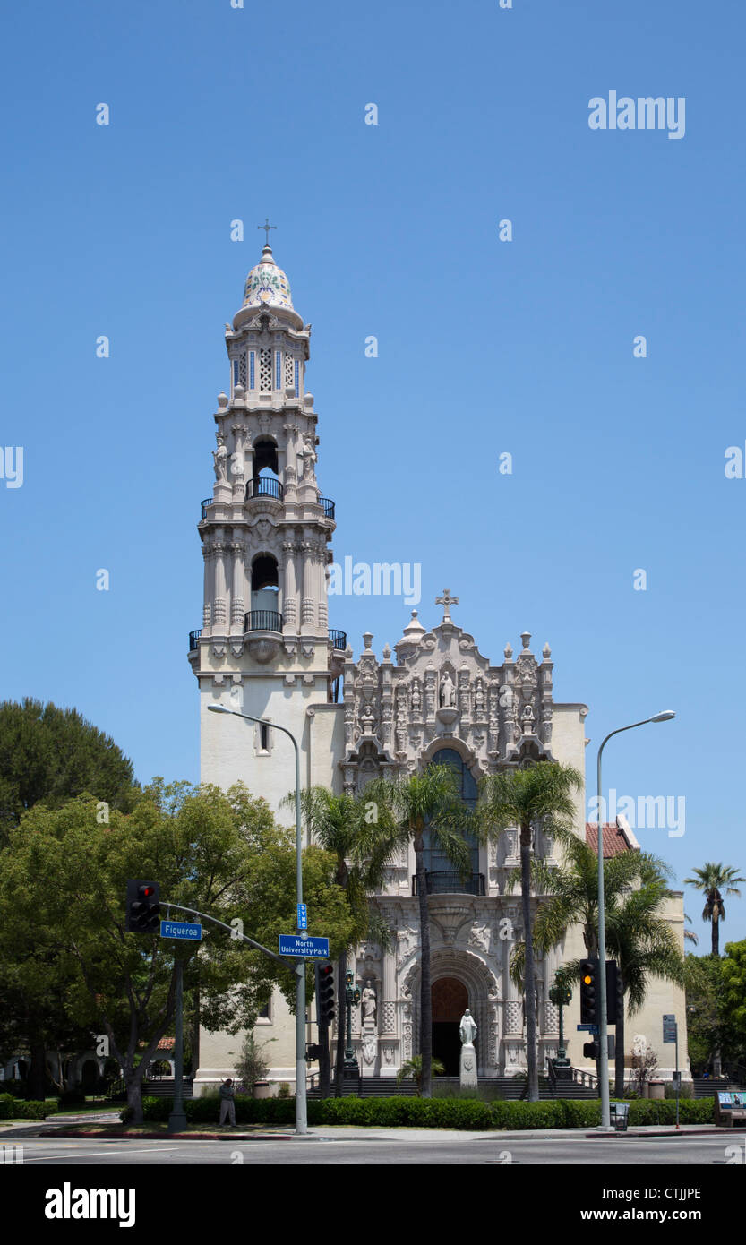 Los Angeles, Kalifornien - römisch-katholische Kirche St. Vincent de Paul. Stockfoto