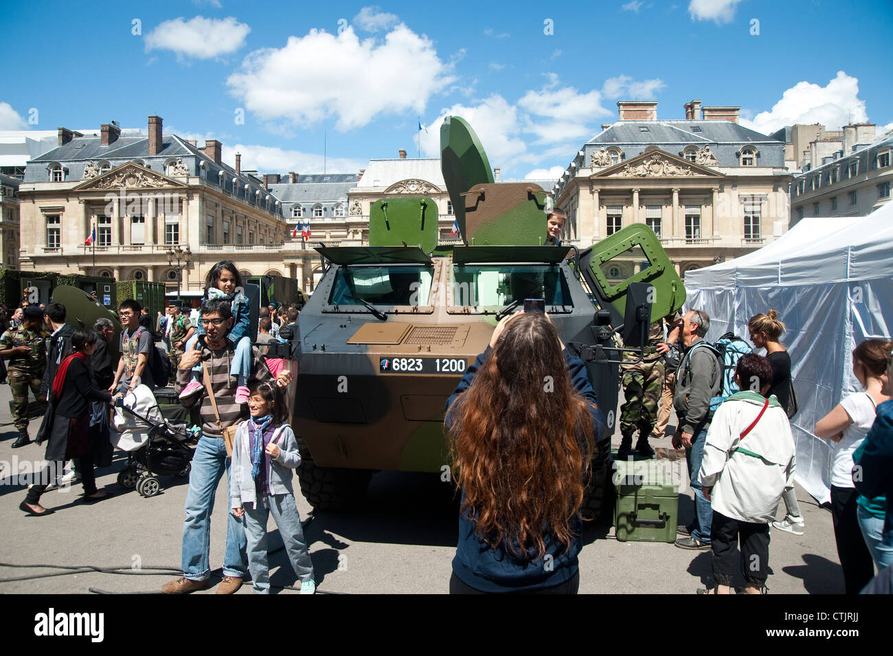 Paris, Frankreich 2012 "- National Day, Nationalfeiertag 14. Juli, französische Soldaten, Stockfoto