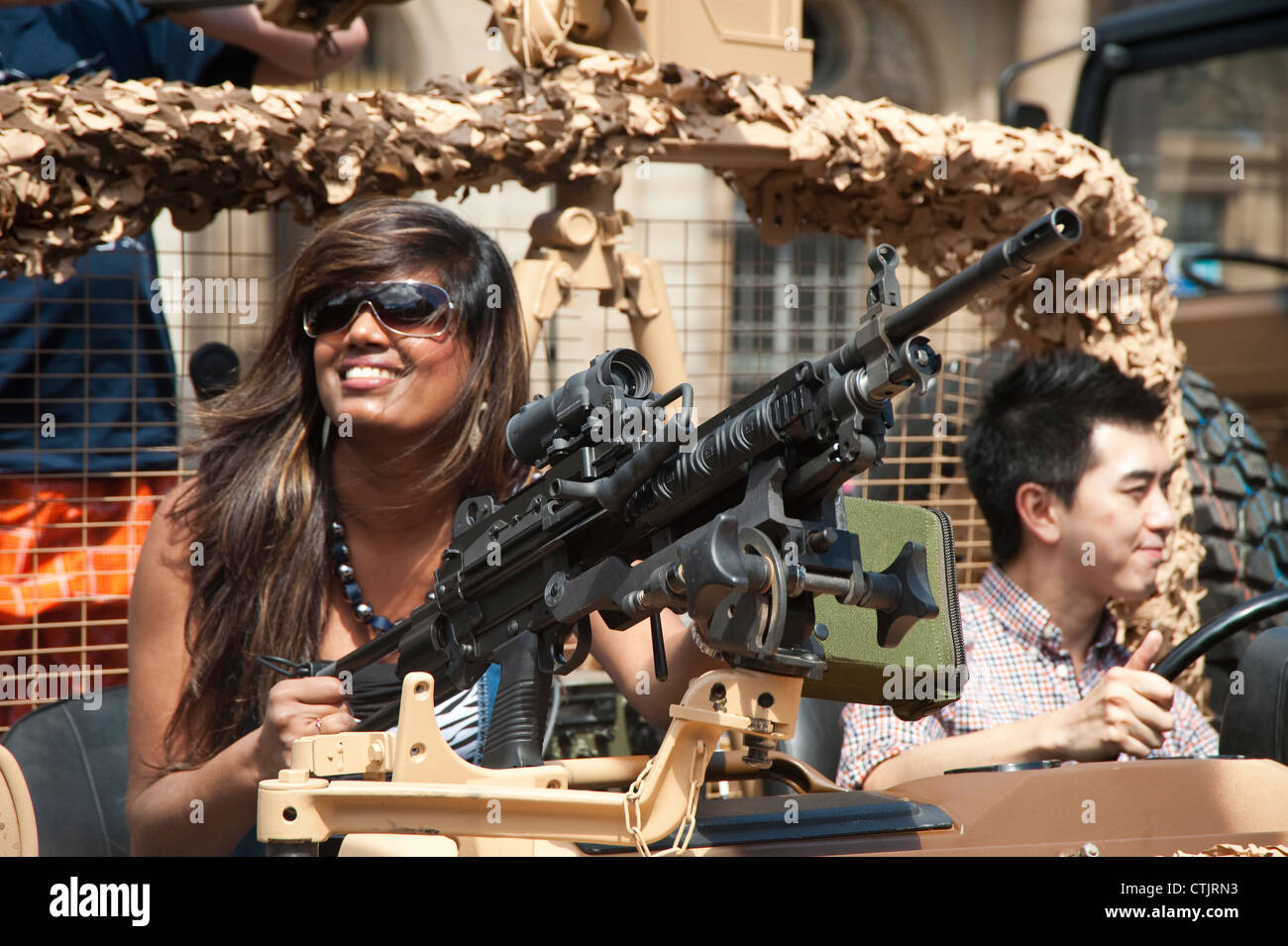 Paris, Frankreich 2012 "- National Day, Nationalfeiertag 14. Juli, französische Soldaten, Stockfoto