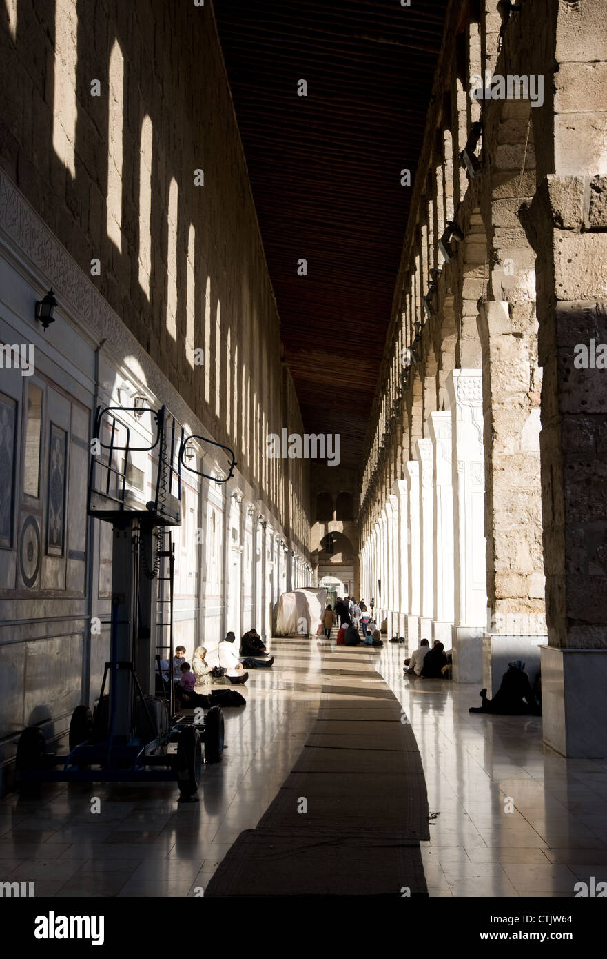 Die Umayyaden-Moschee, die große Moschee von Damaskus, Syrien Stockfoto