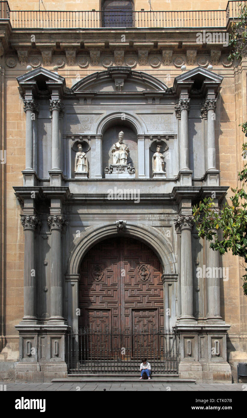 Spanien, Andalusien, Granada, Iglesia del Sagrario, Kirche, Stockfoto