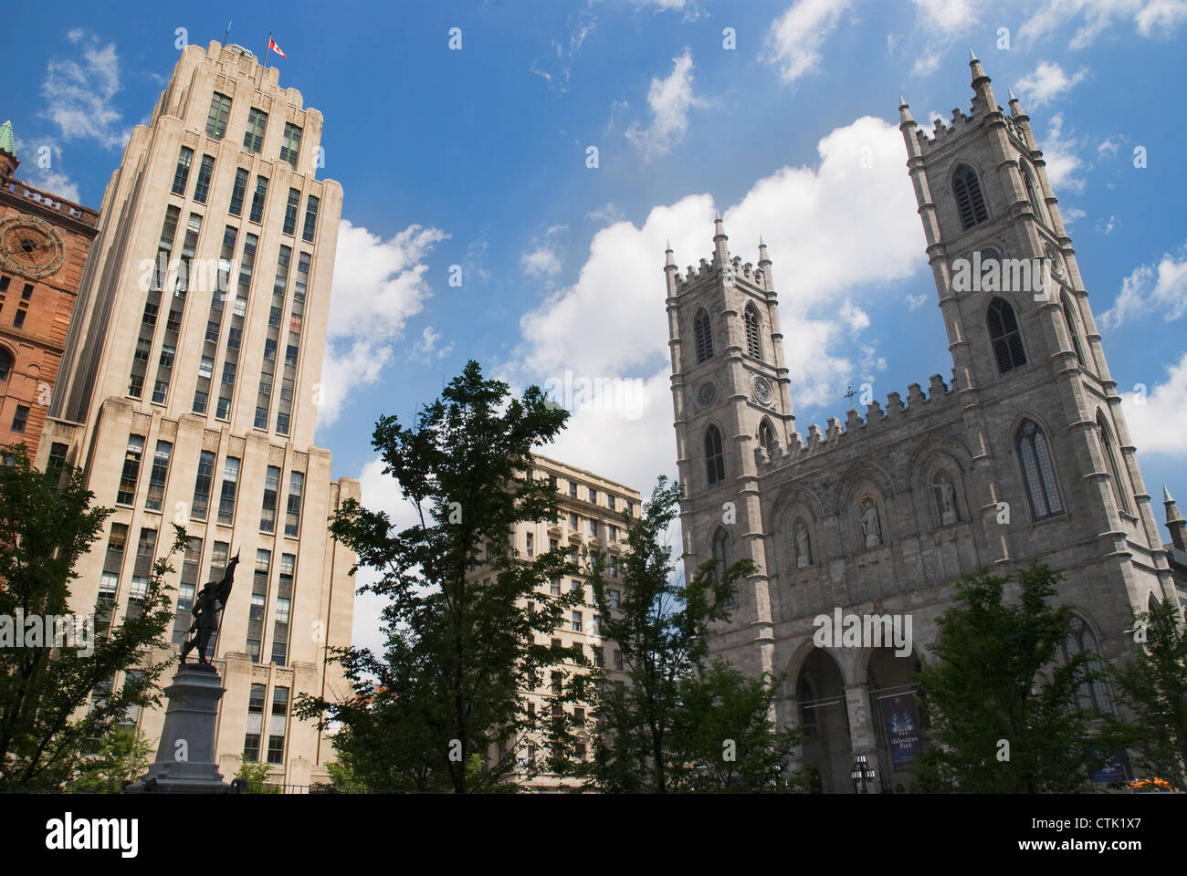 Notre-Dame-Basilika; Montreal, Quebec, Kanada Stockfoto